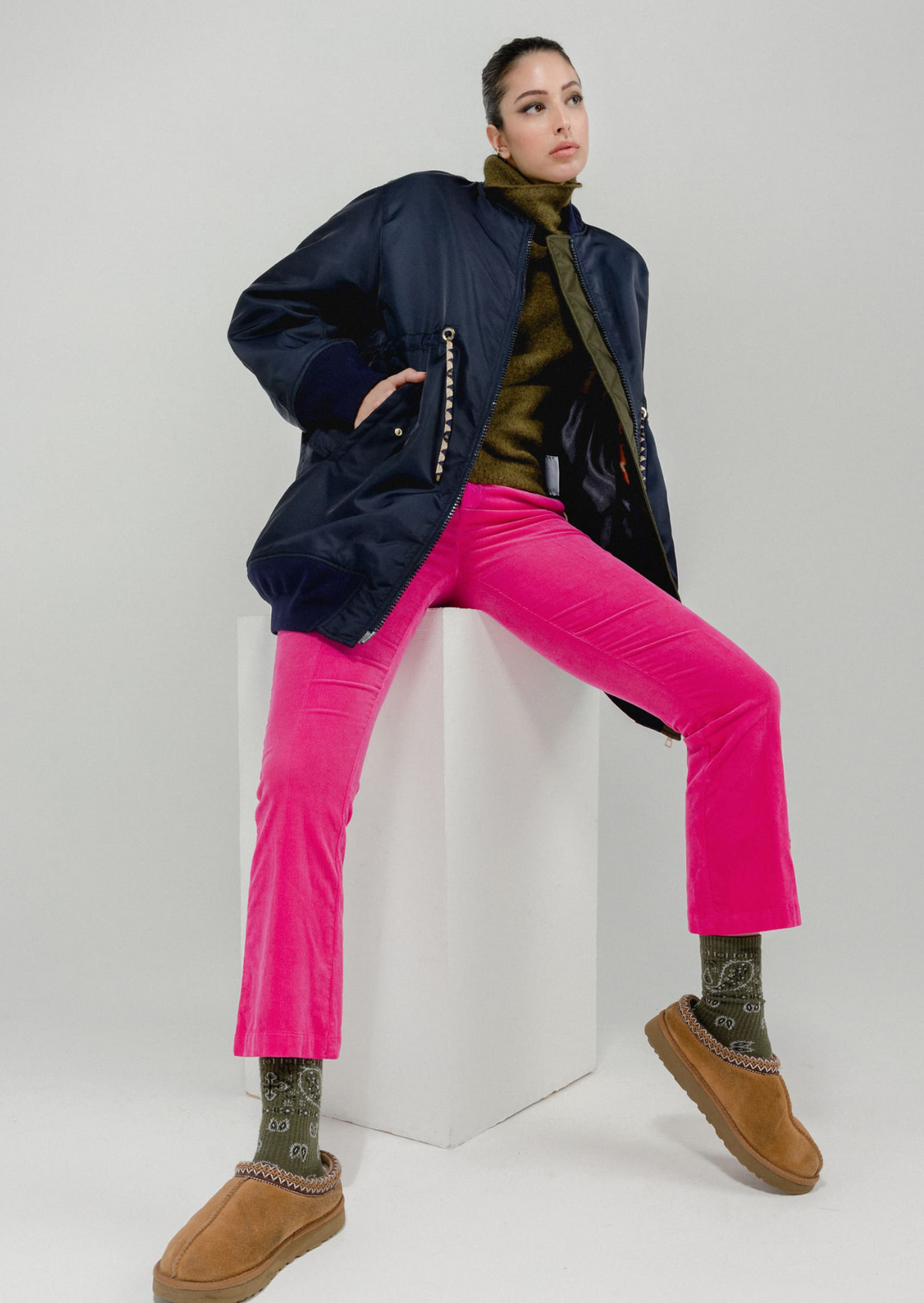 Giaccone Donna Navy
