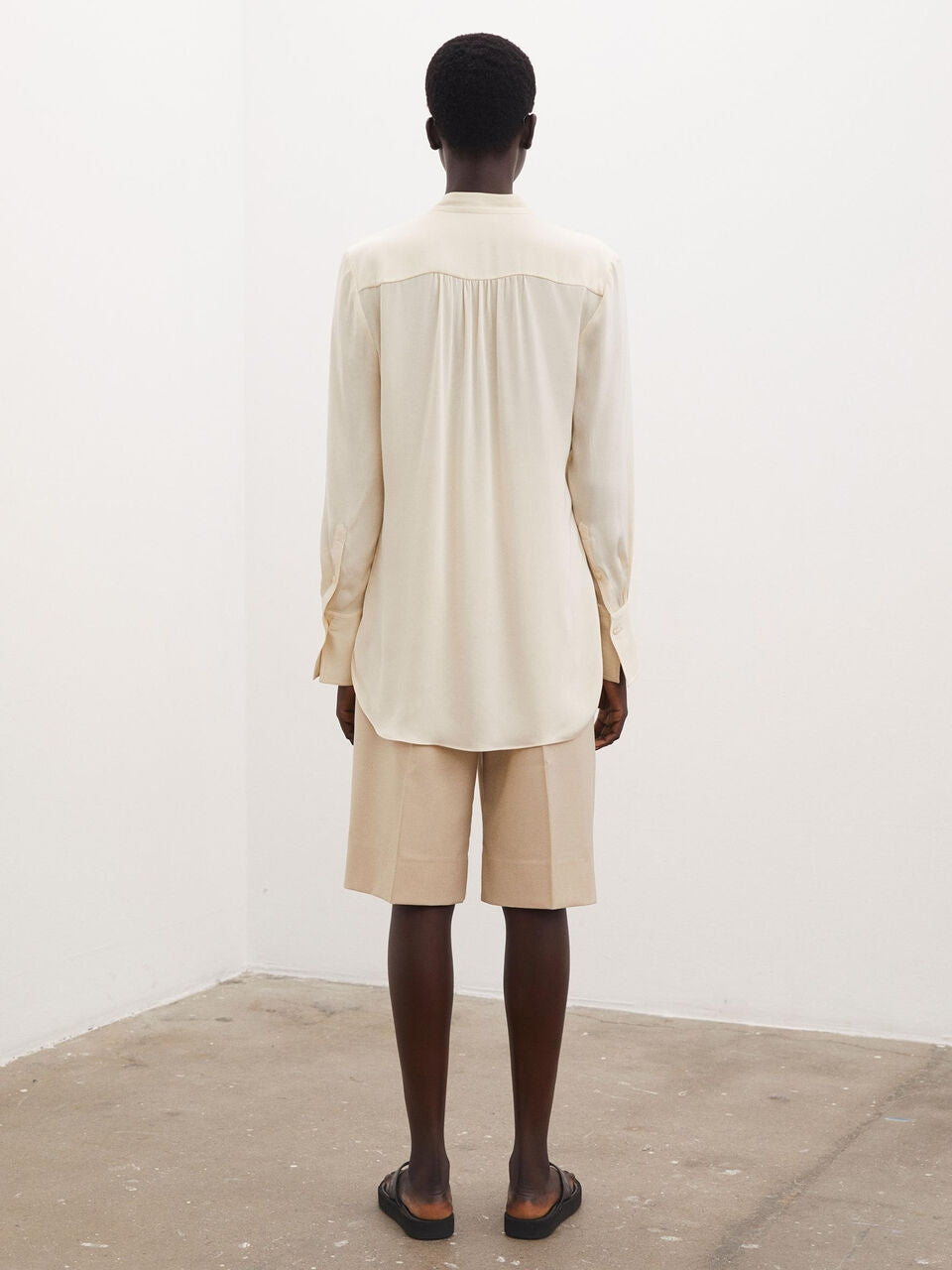 Mabillon silk shirt Cream
