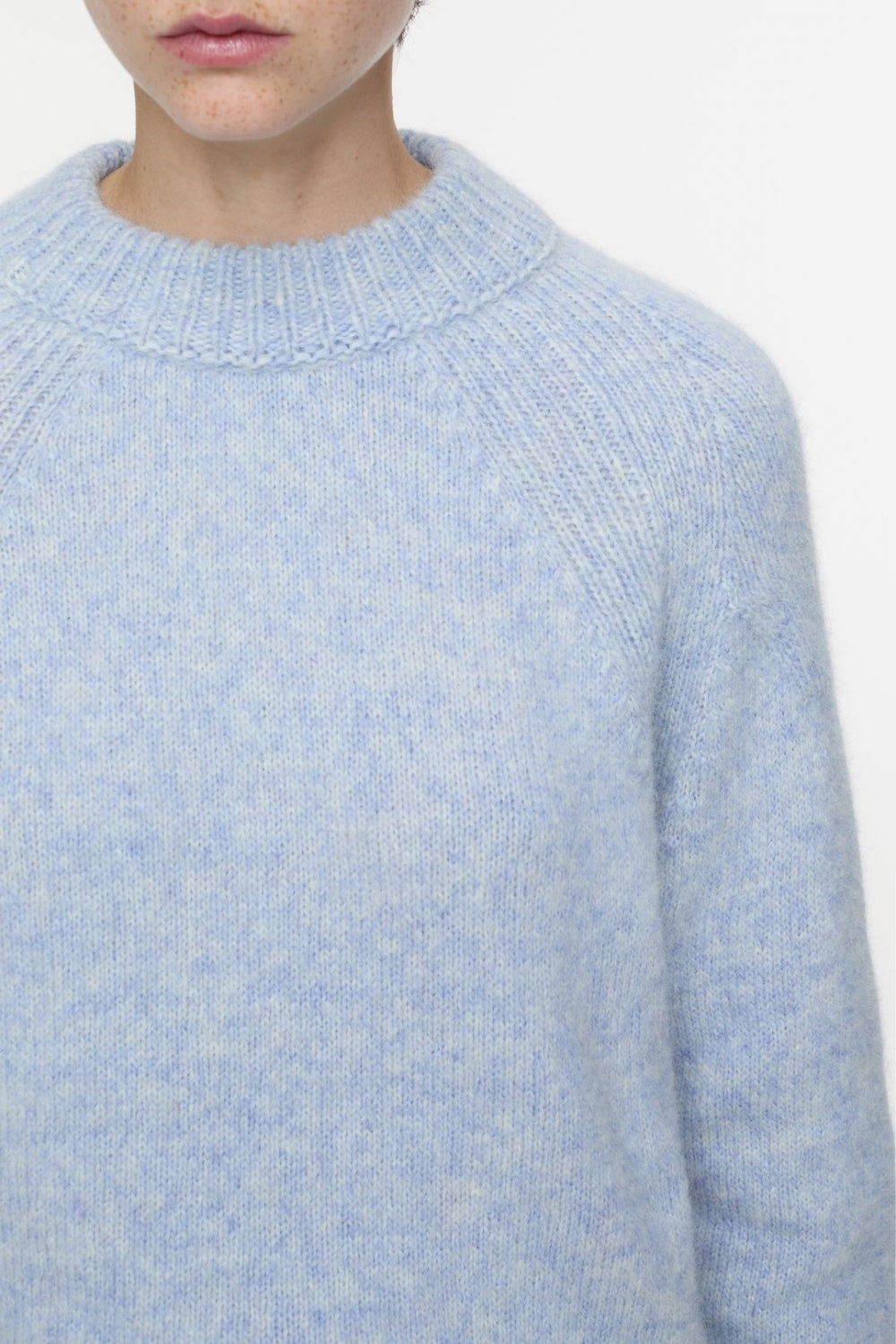 Crew neck long sleeve lazio blue