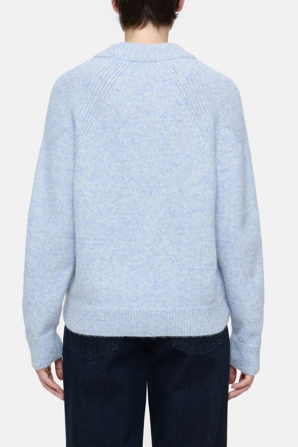 Crew neck long sleeve lazio blue