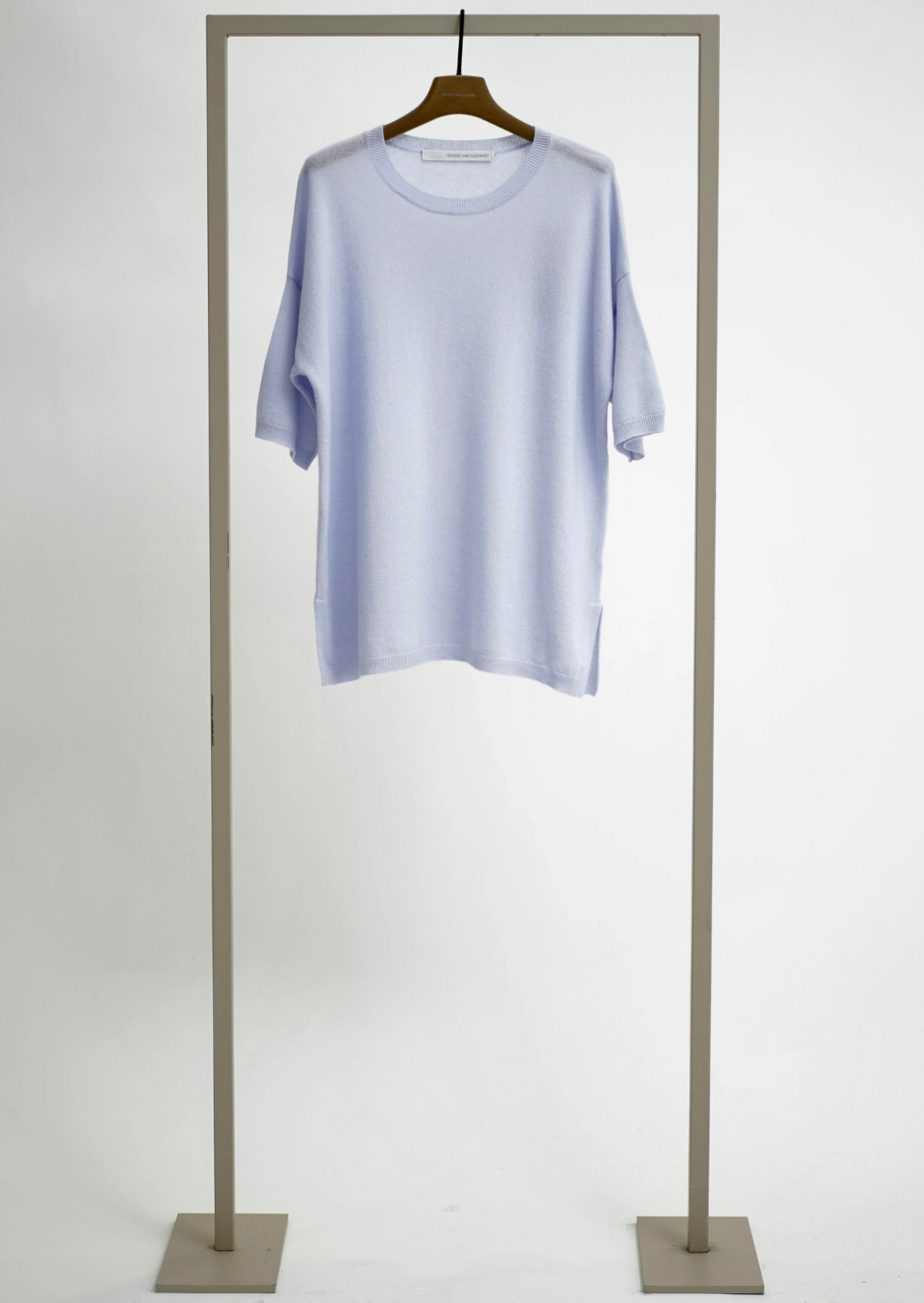 Trui met korte mouwen denim