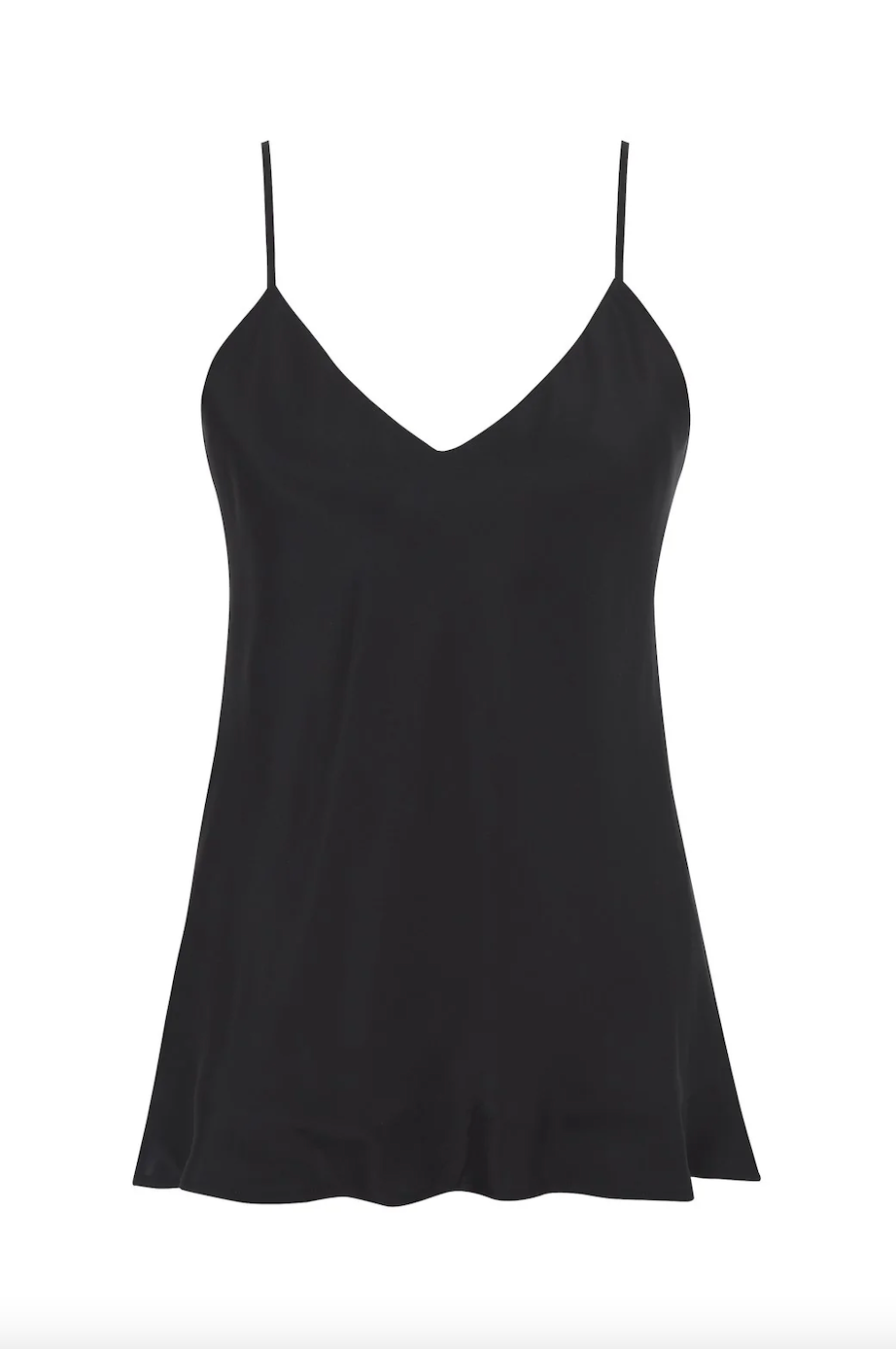 Double Silk Solid Cami black