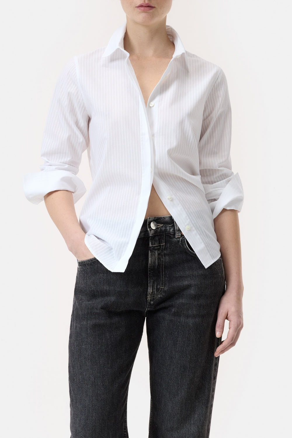classic shirt White
