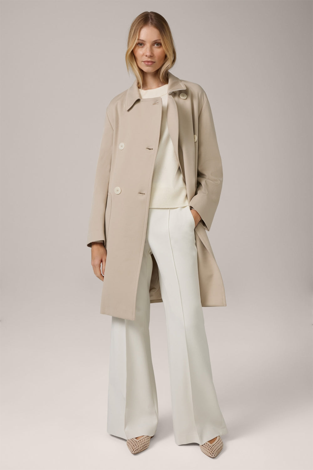 Trousers Open white