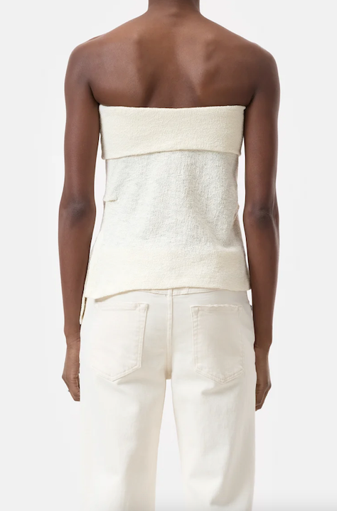Bandeau top Dune beige