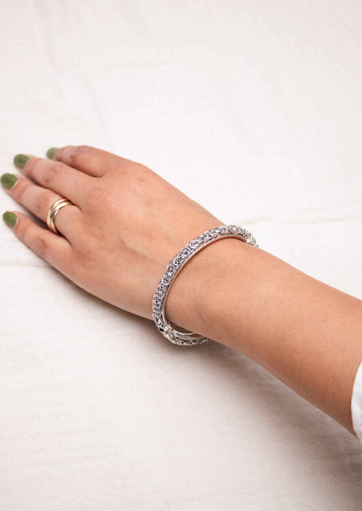 BYZANTINE bracelet rhodium