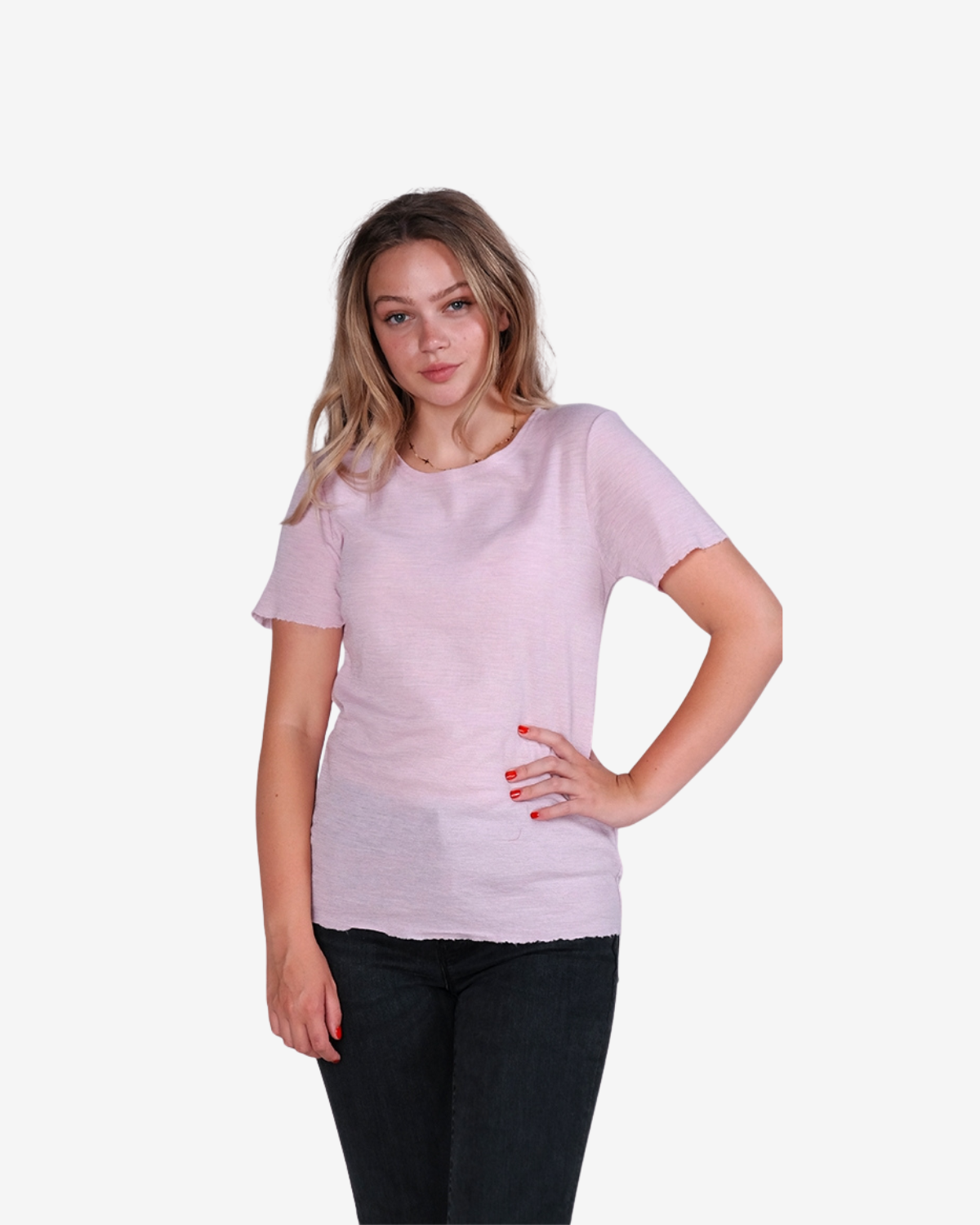 T-shirt violet ice melange