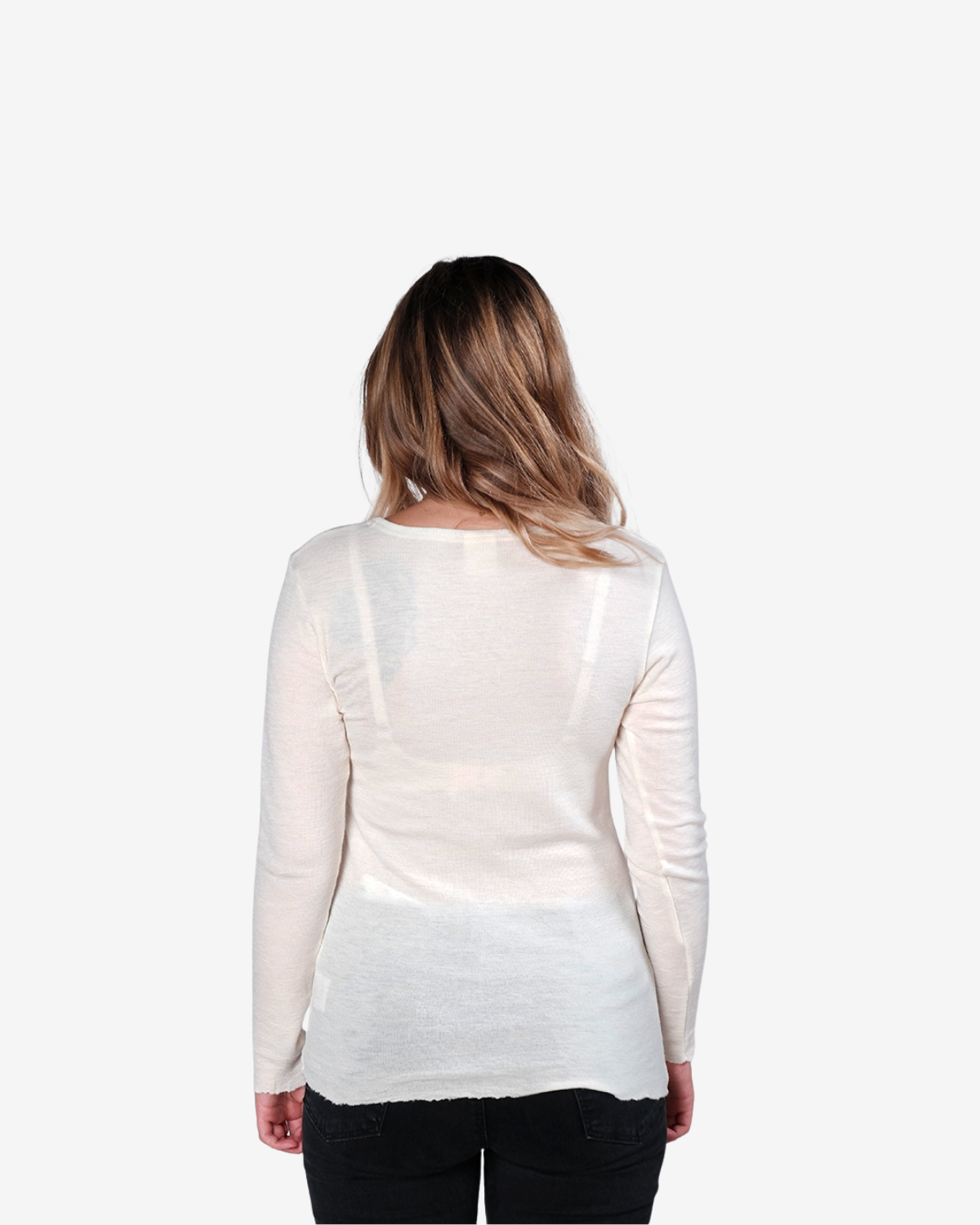 Shirt raw white