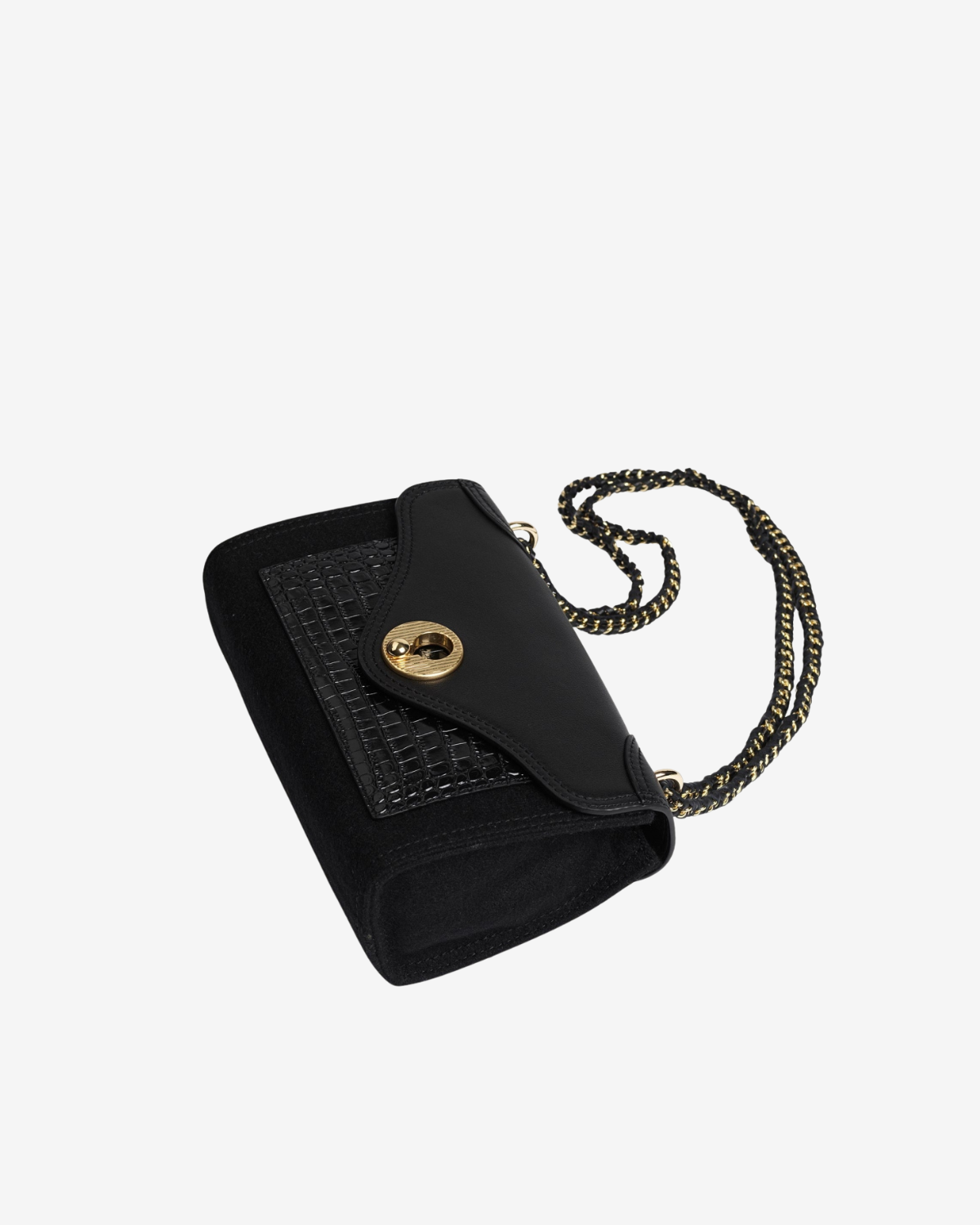 Fleur shoulder bag black