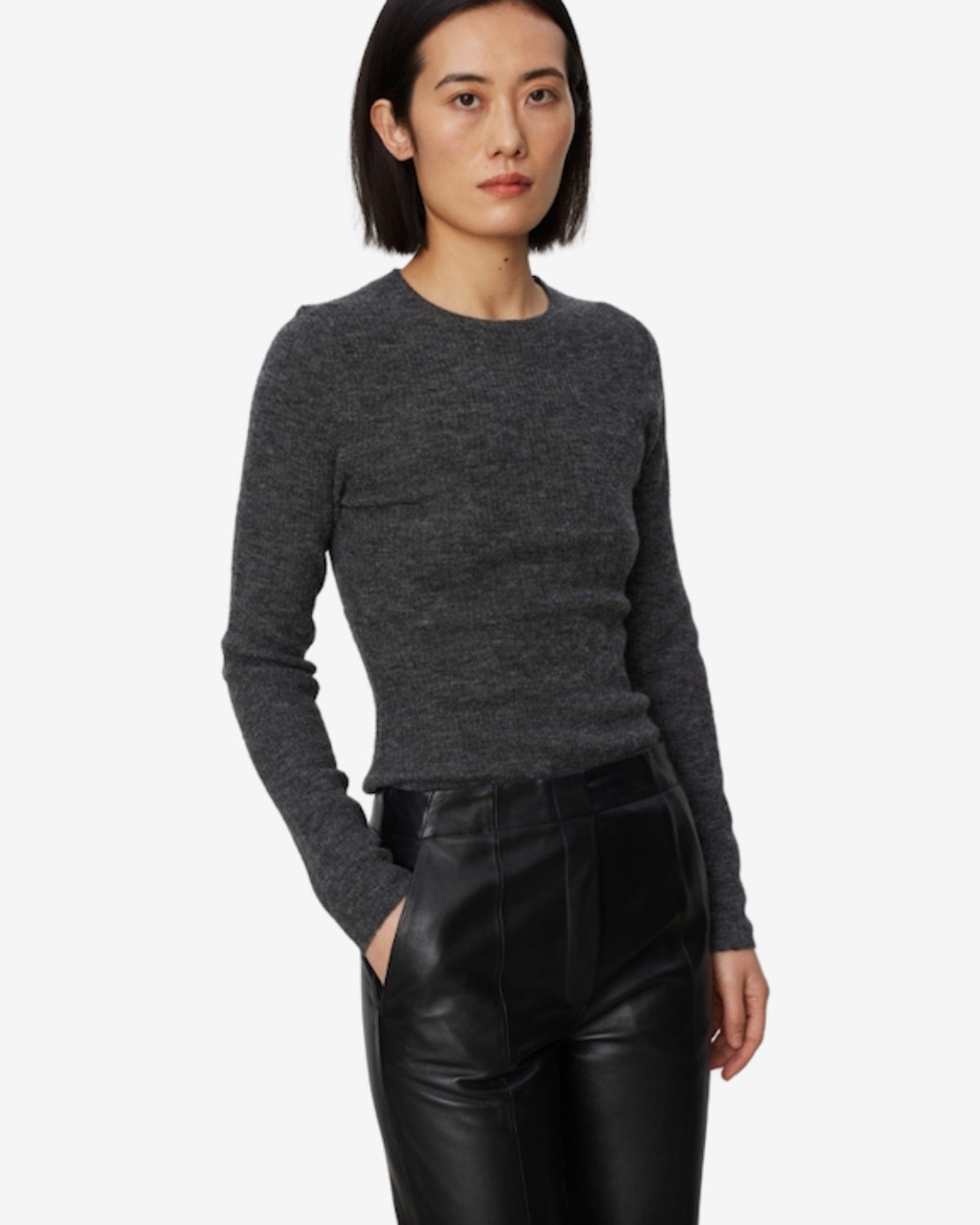 Milan Merino Blend  Dark grey melange