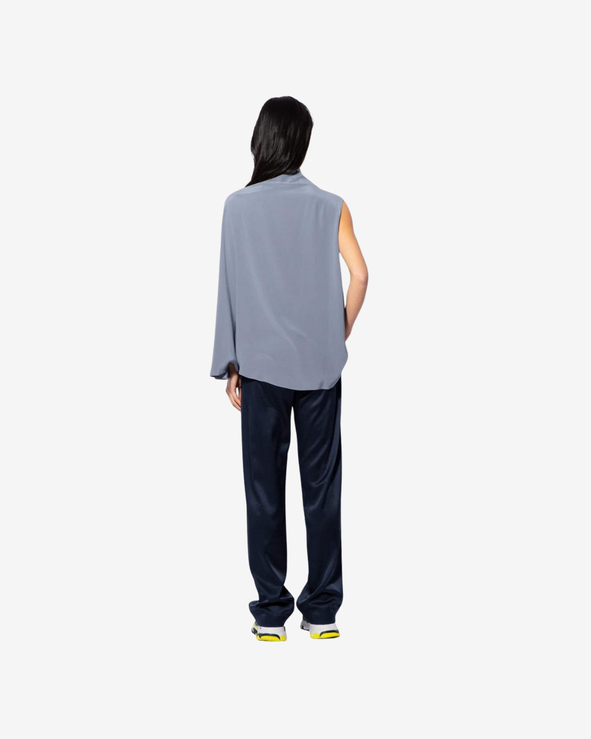 AVA TROUSERS blue grey