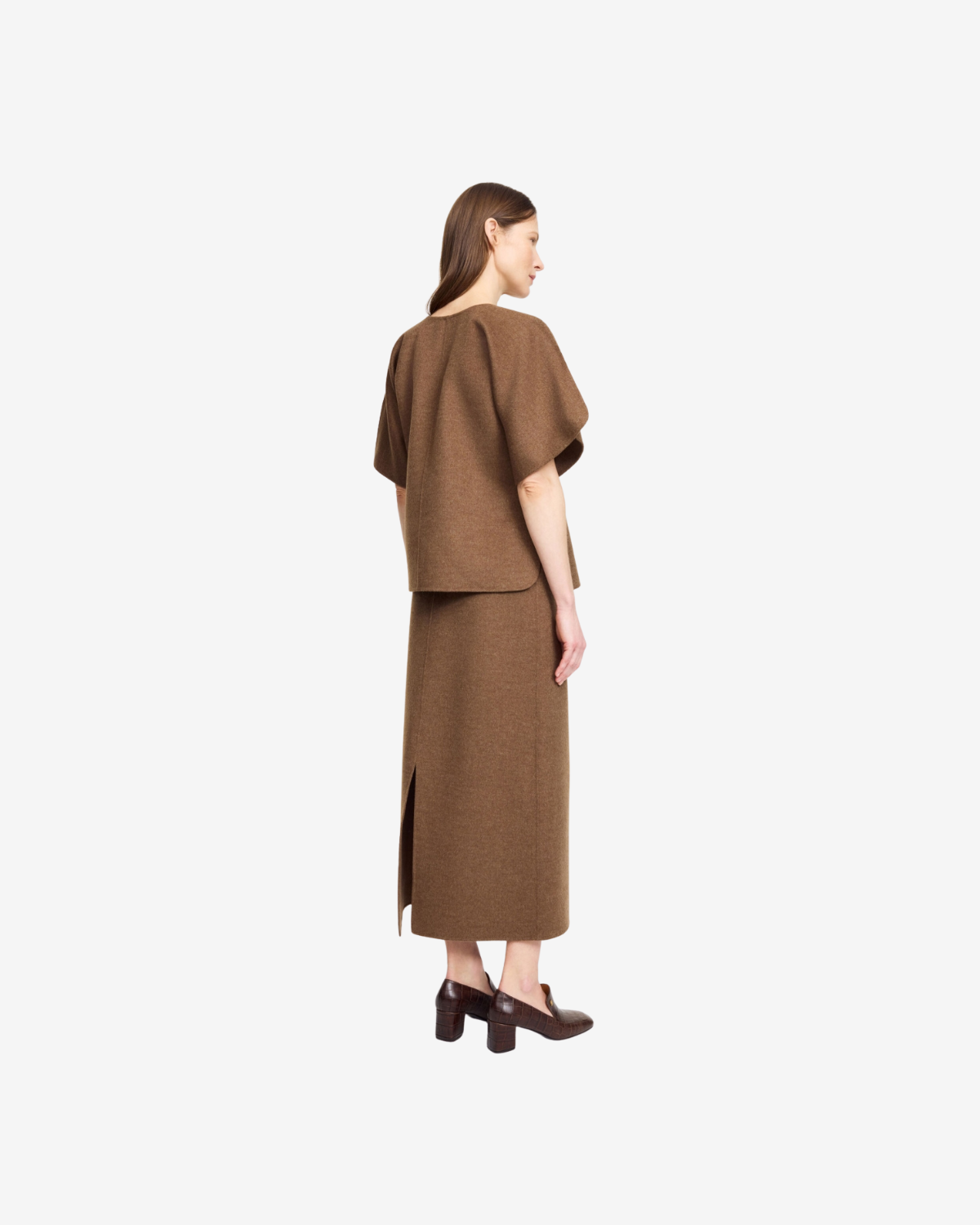 Calle Dark brown melange