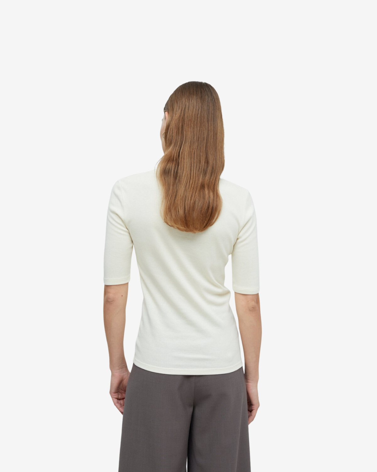 Crewneck shortsleeve Ivory