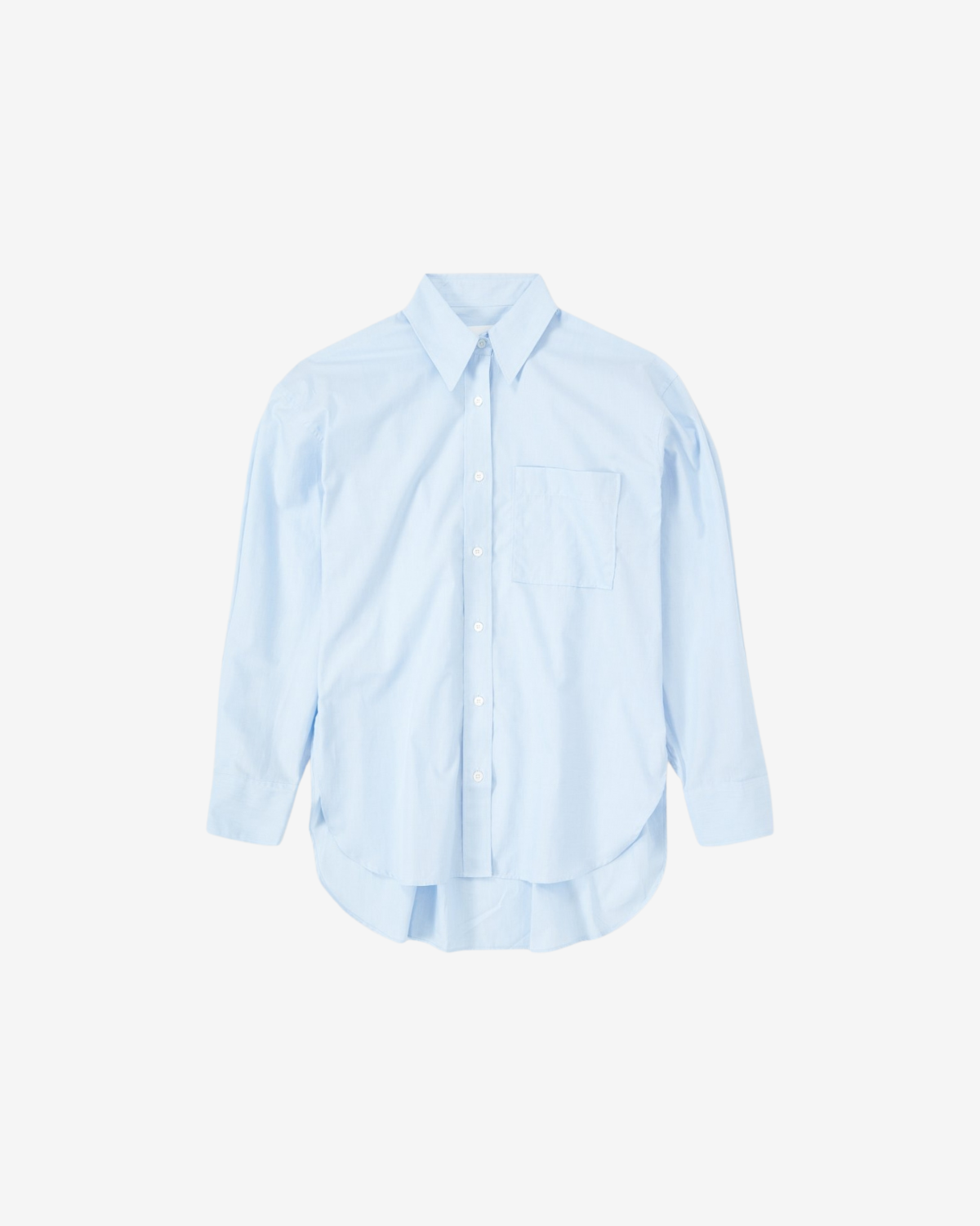 Shirt with pocket lazio blue