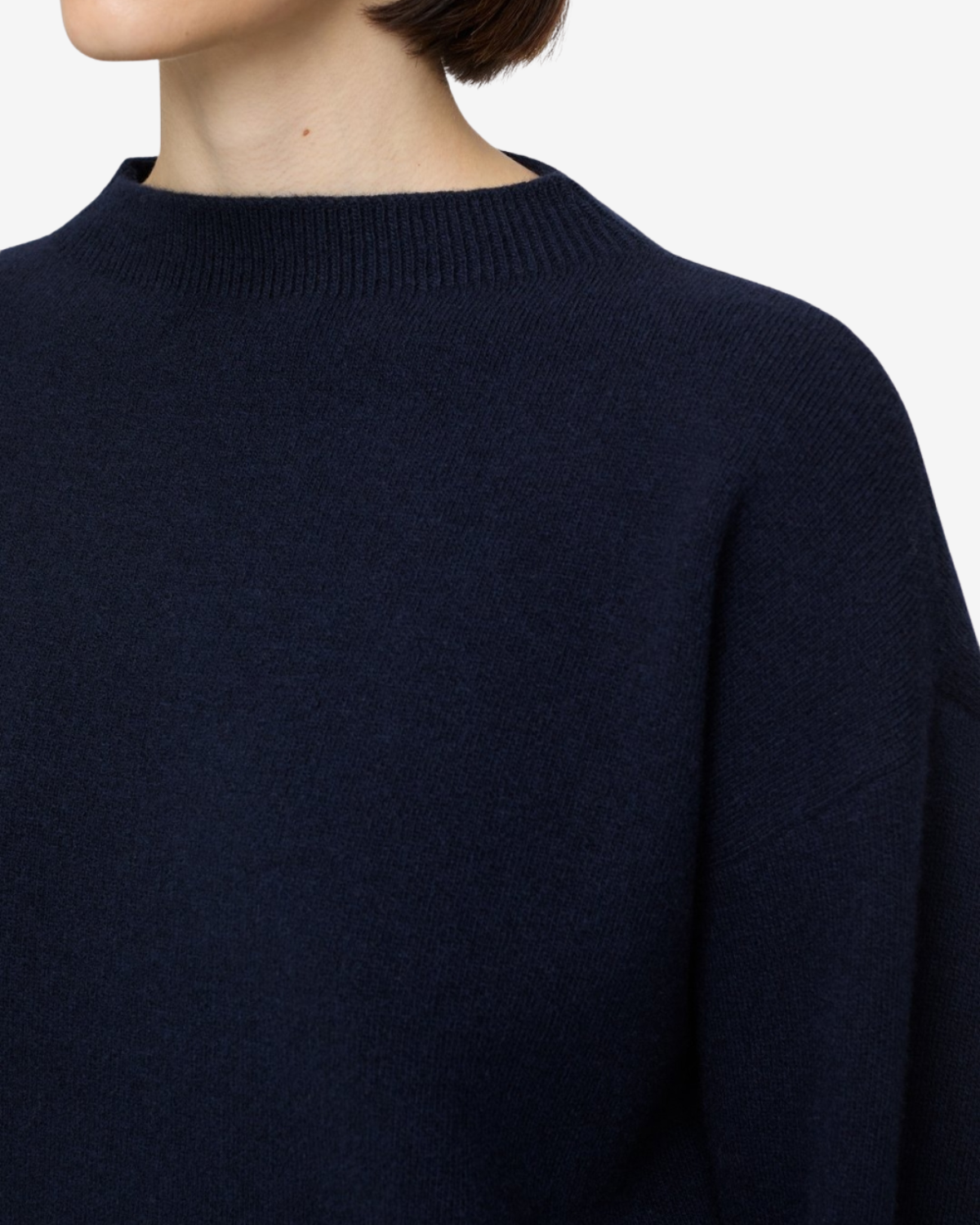 Straight neck long sleeve  Dark night