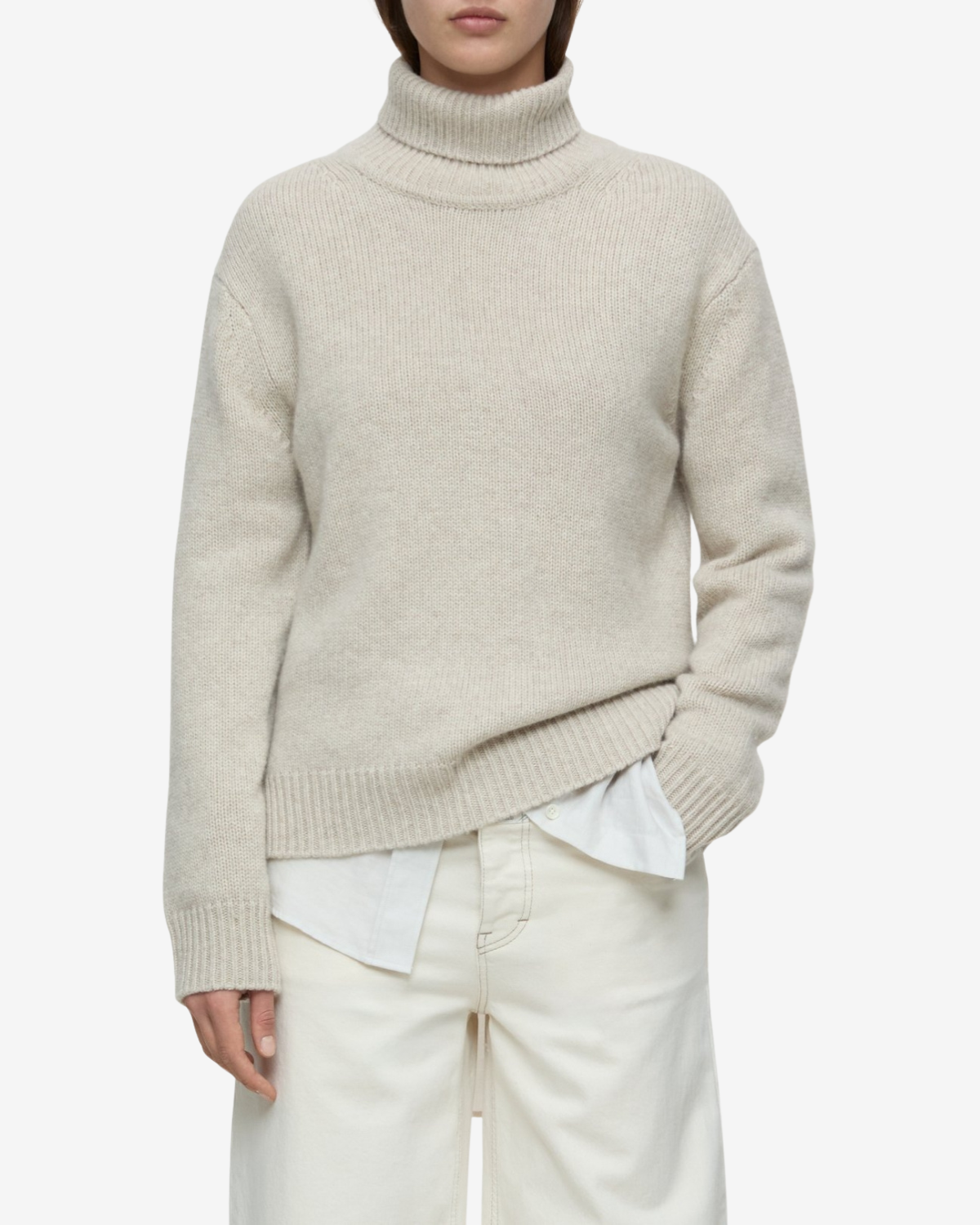 Rolli longsleeve Pearl beige
