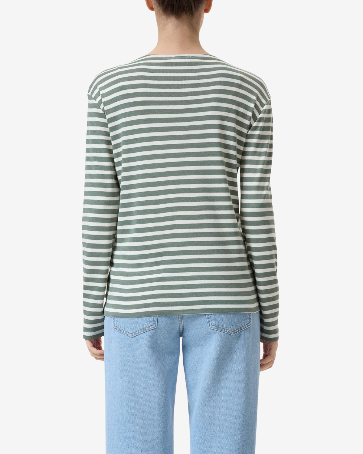 Basic longsleeve Faded green