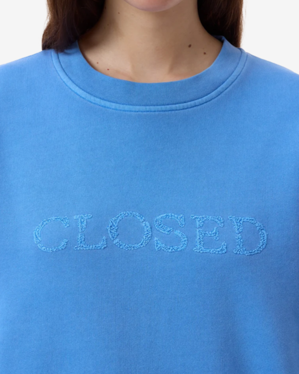Logo crewneck cornflower blue