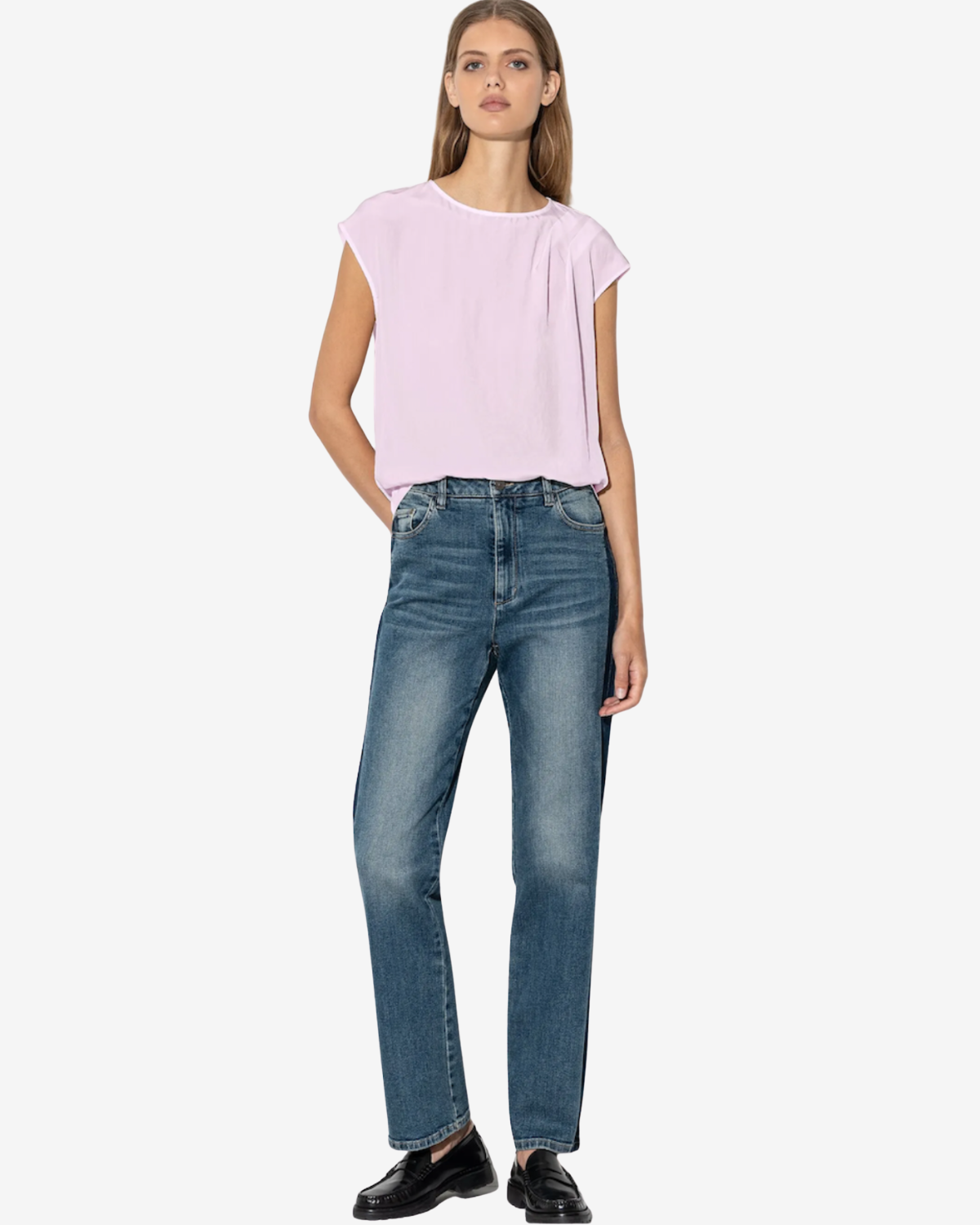 Blouse faded lavender
