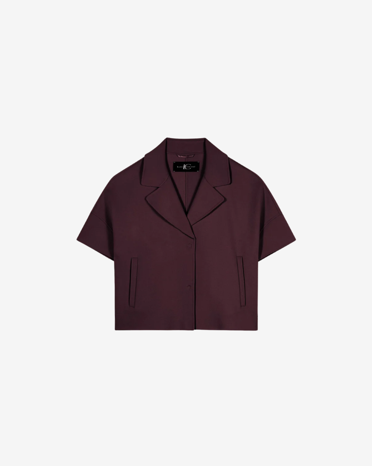 Double-face cape Burgundy