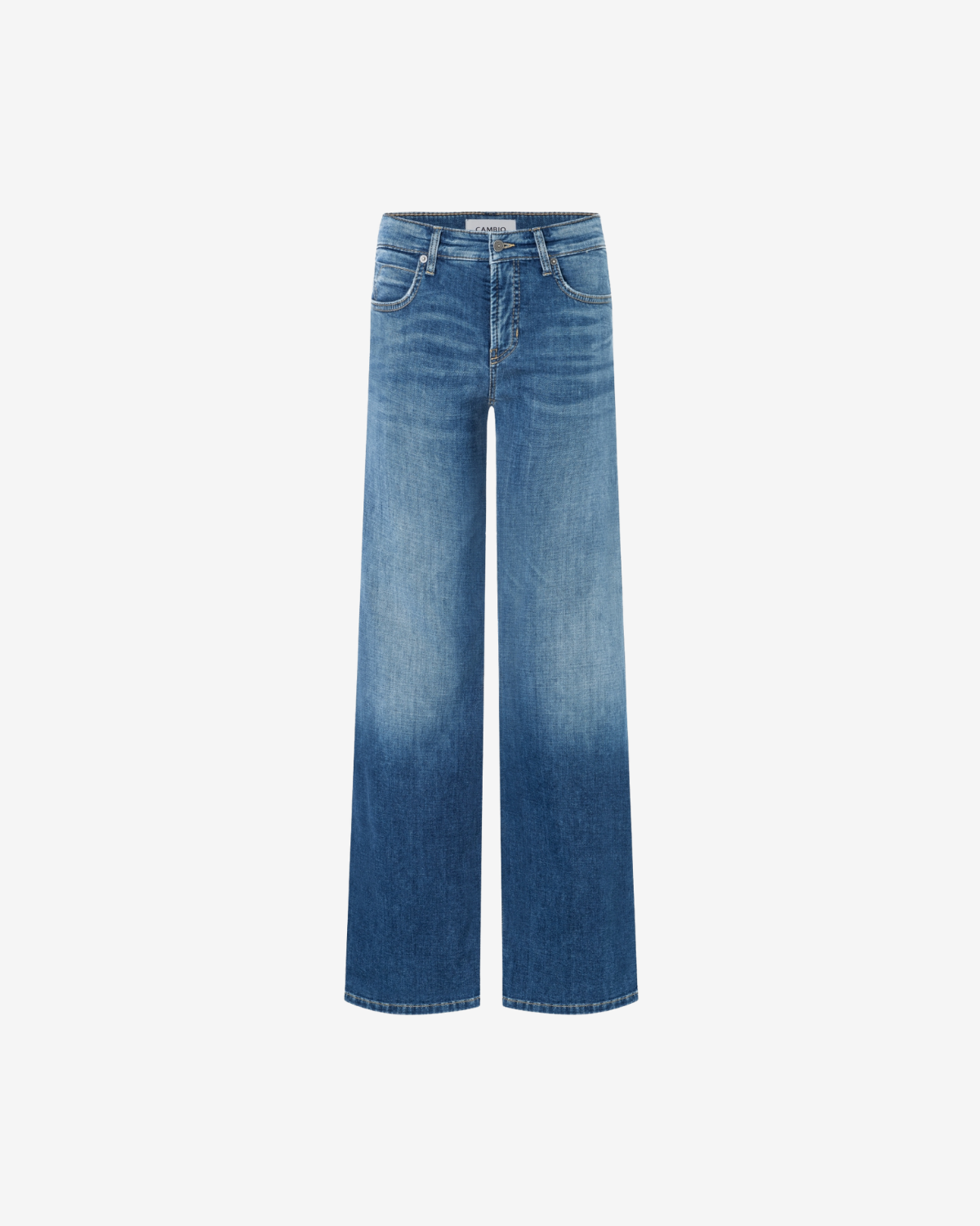 Tess wide leg Mid blue splinted