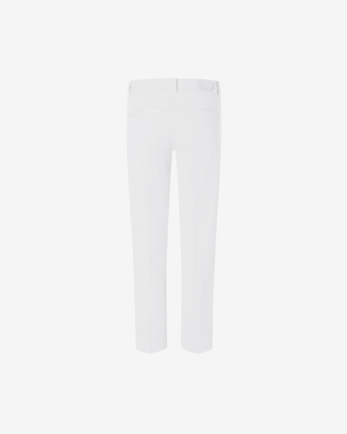 Stella cropped pure white