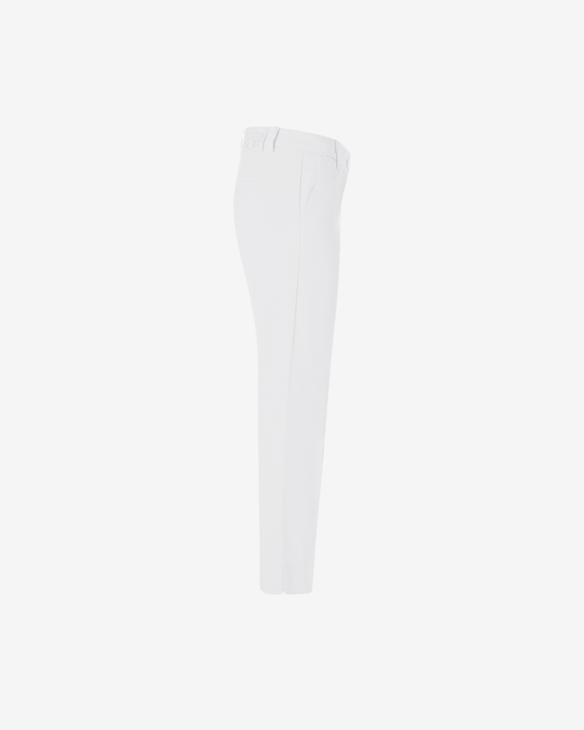 Stella cropped pure white