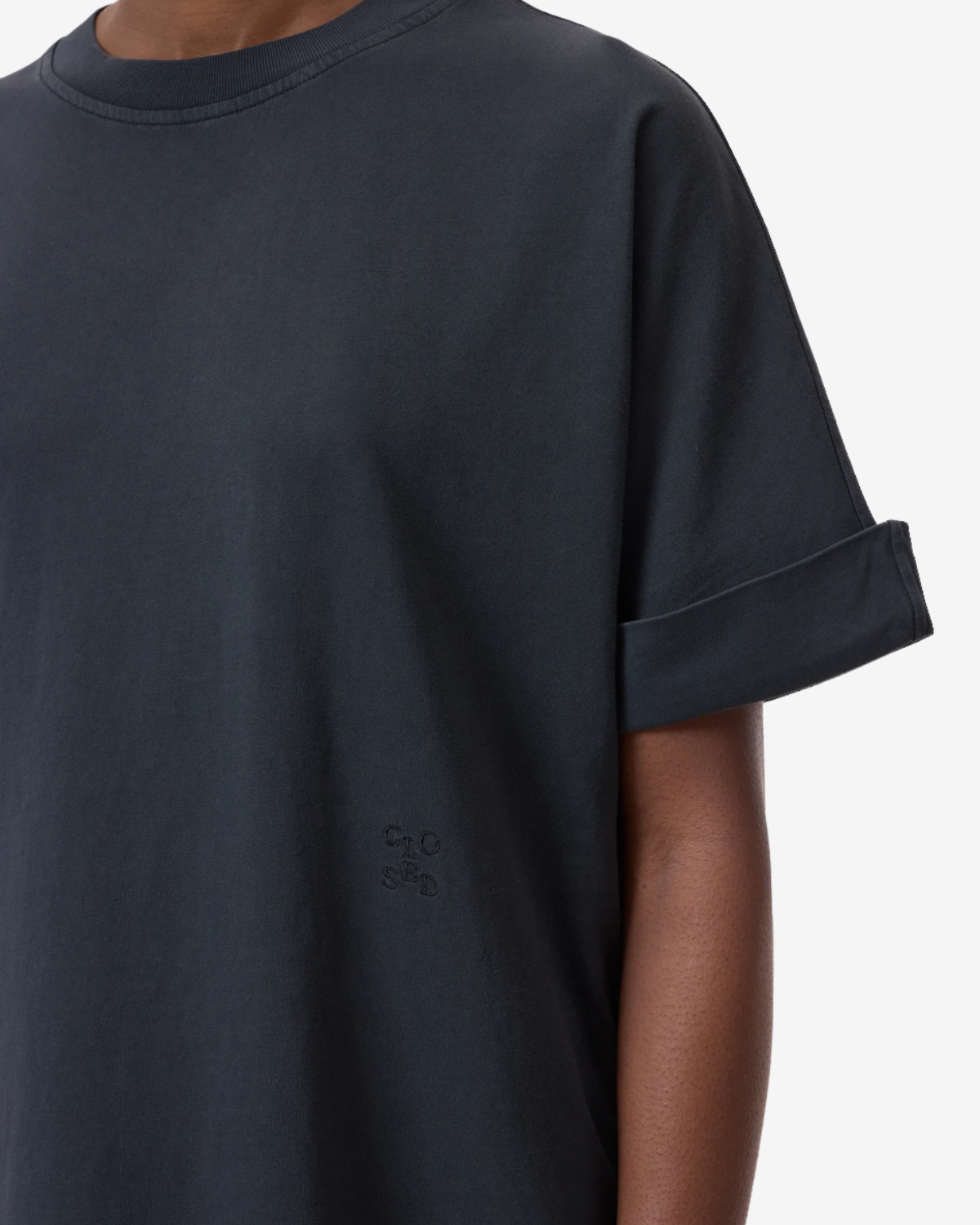 T-shirt dress black