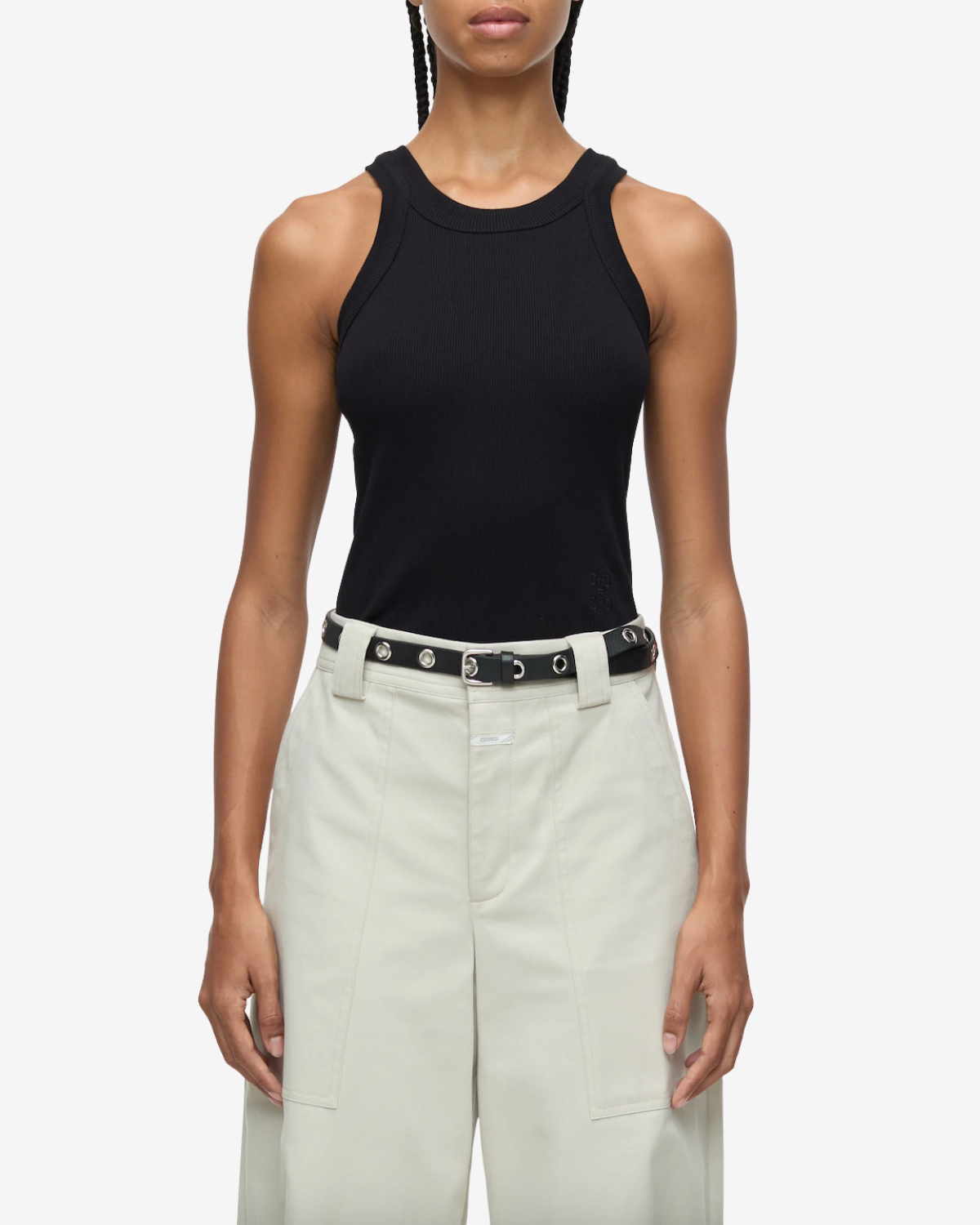 Racer top black