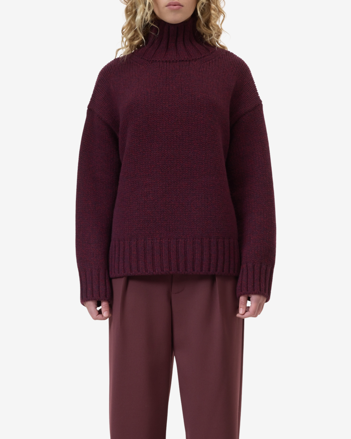 Rolli longsleeve Dark raisin red