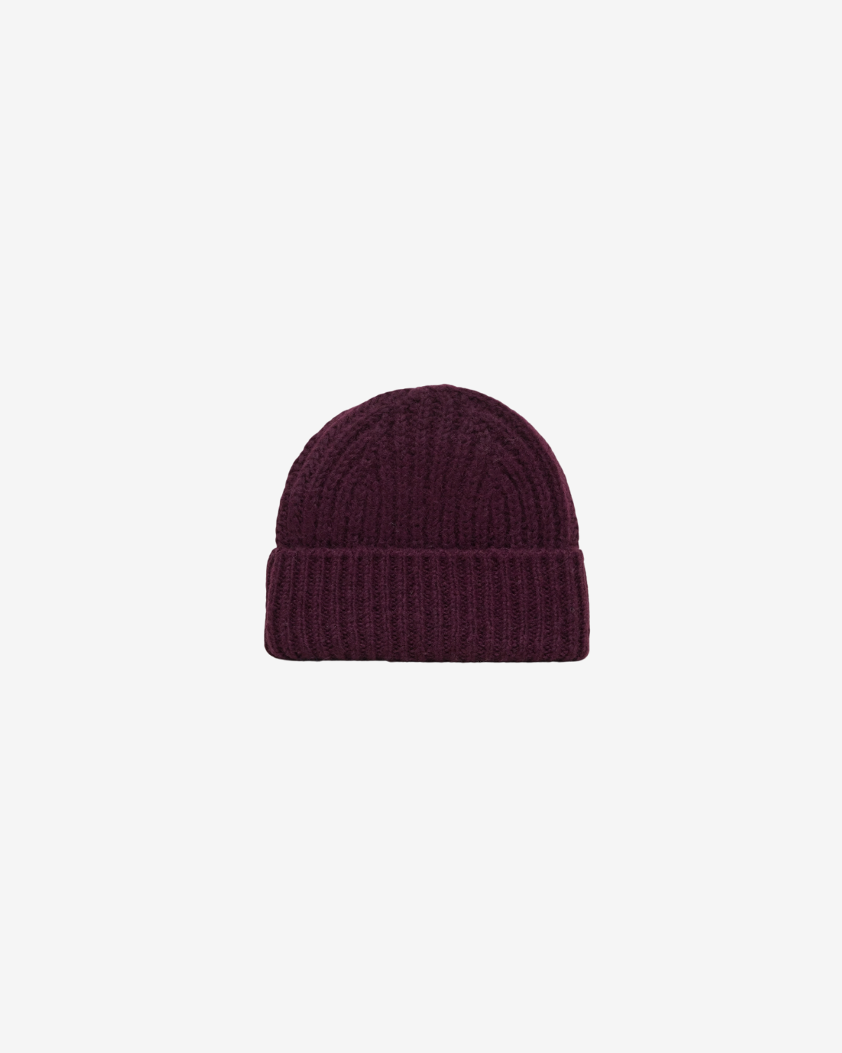 Knitted hat Dark raisin red