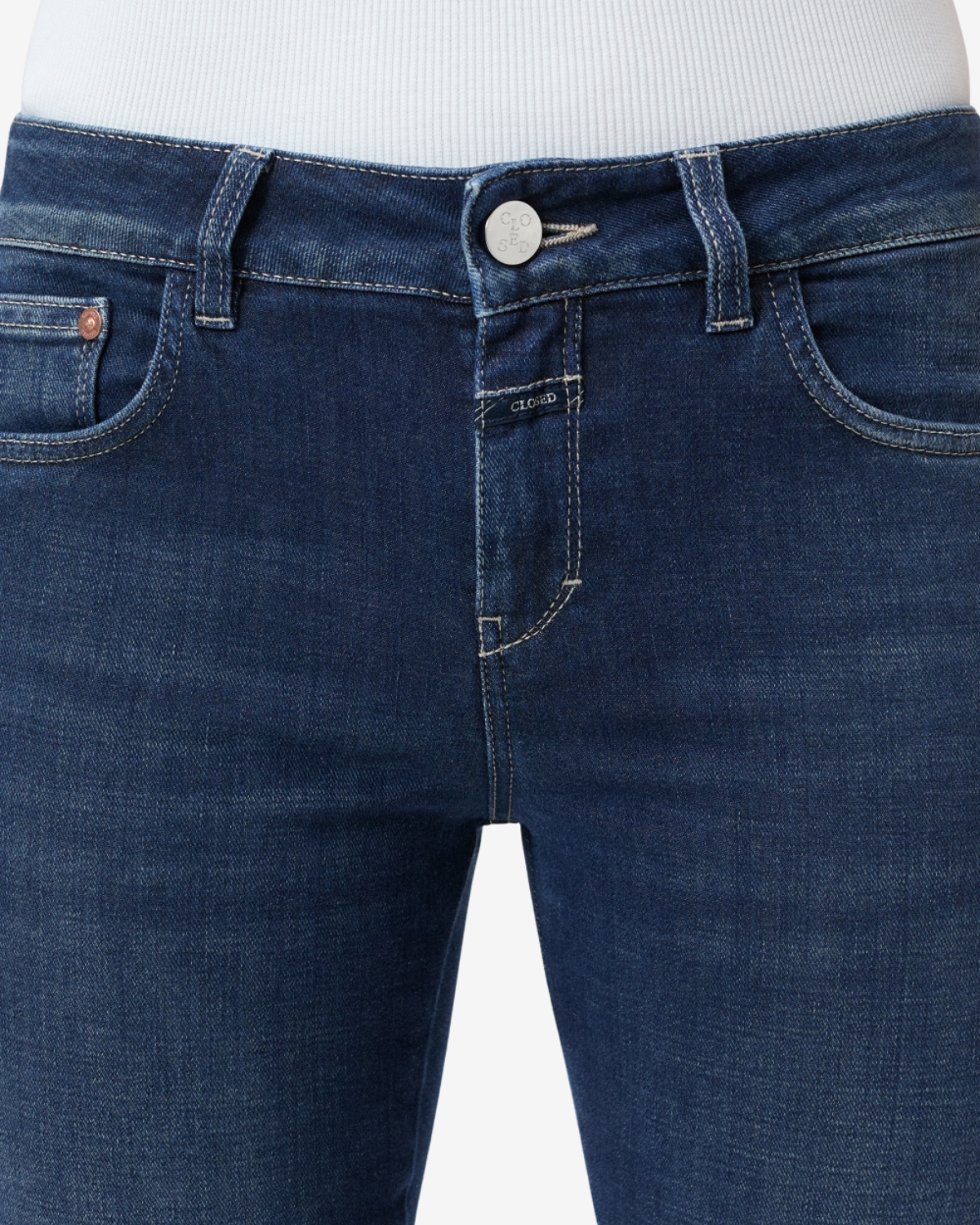 Baker with slit, Lengte 32 Dark blue