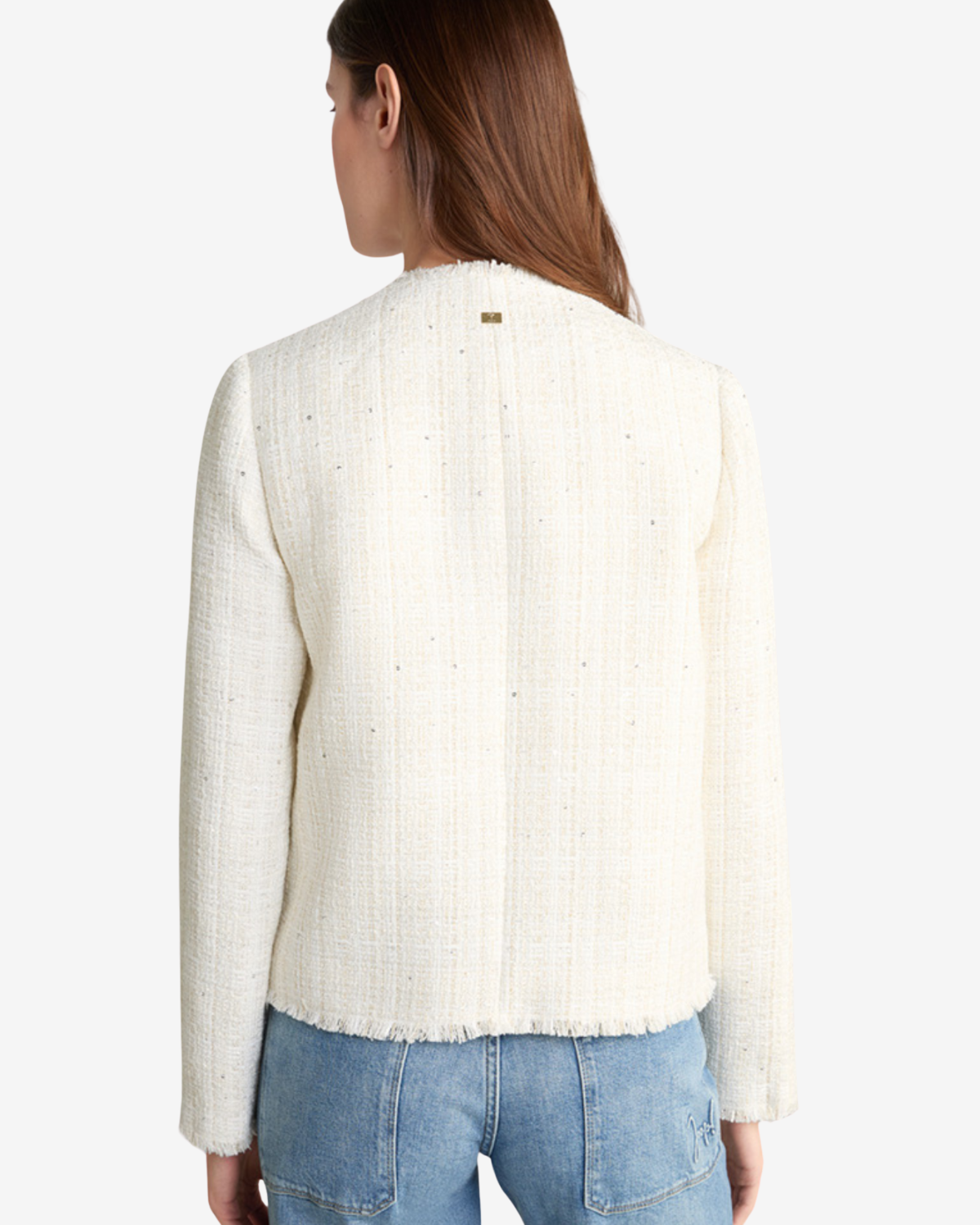 Blazer off-white/gold