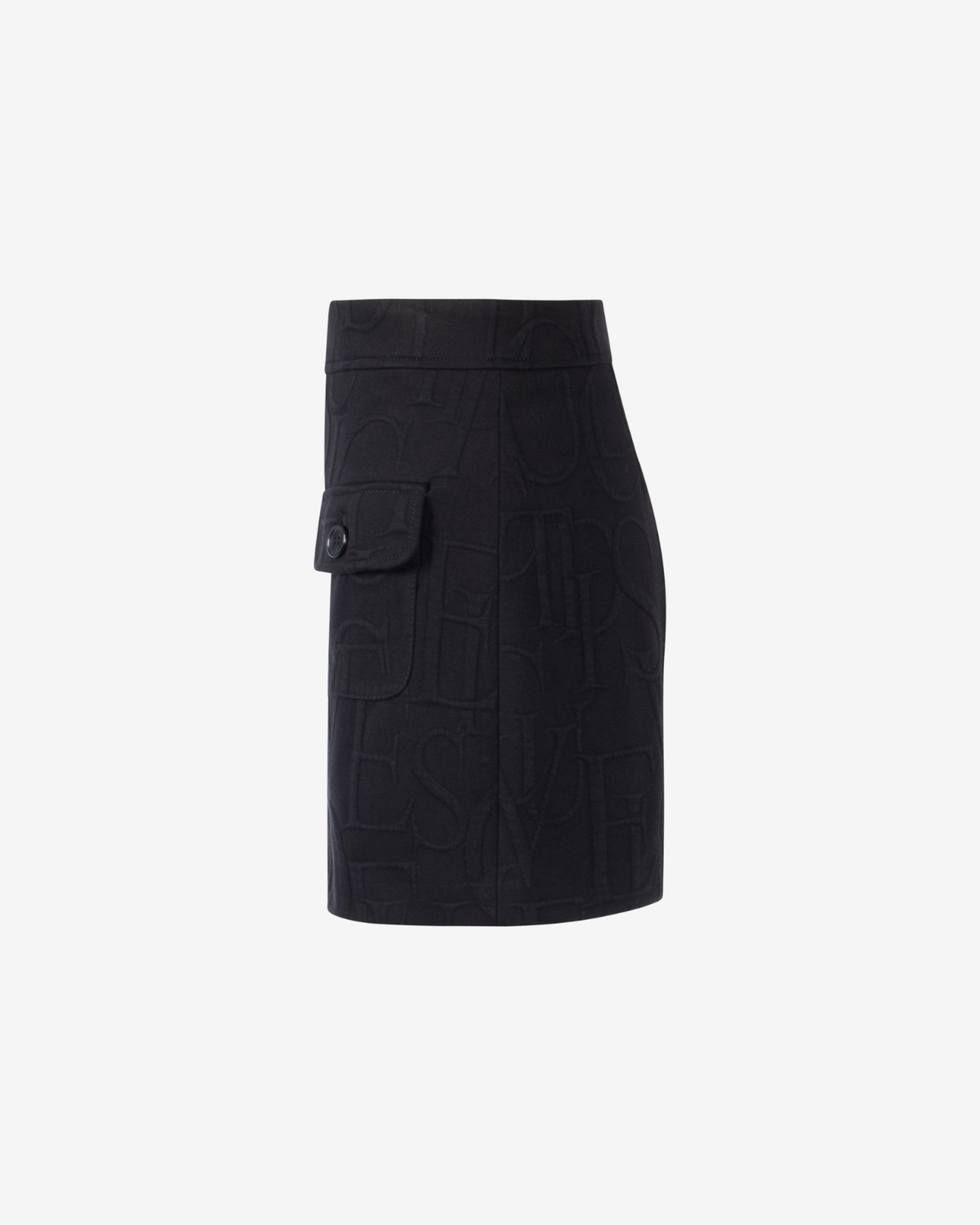 paris seductive letter jersey Schwarz