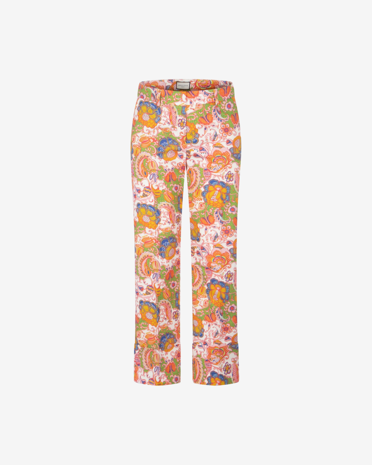 Mia red pink paisley