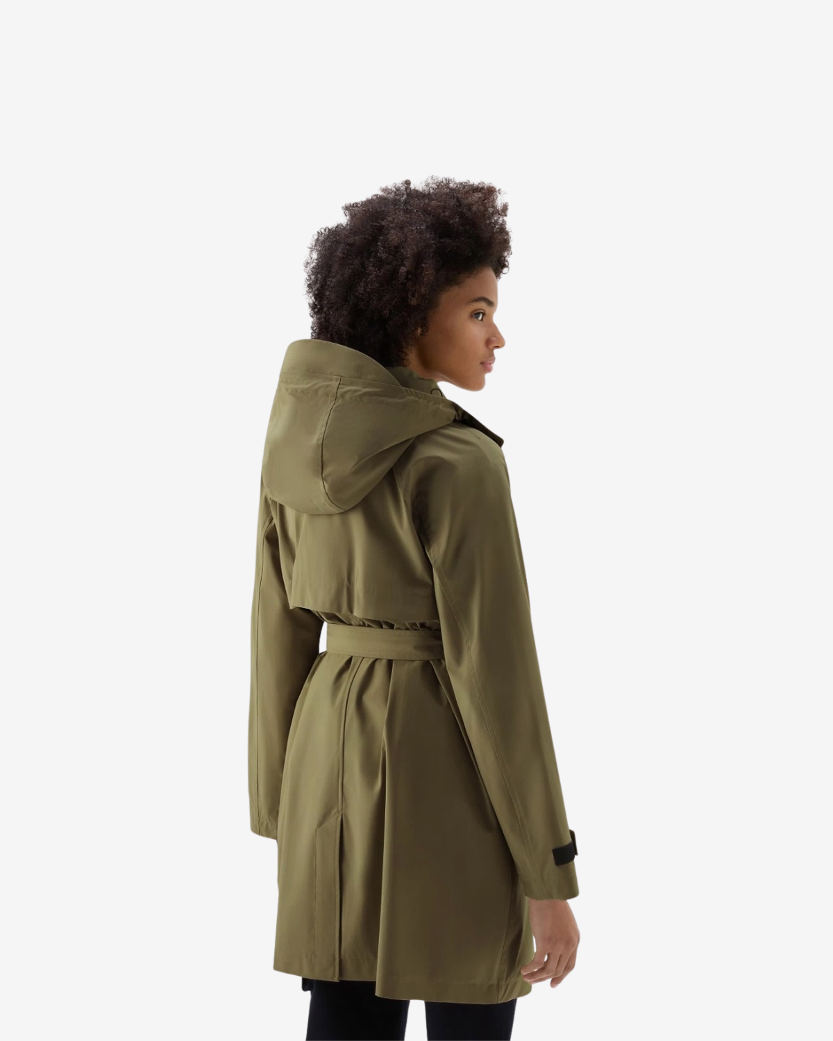 Fayette light coat Dark Green