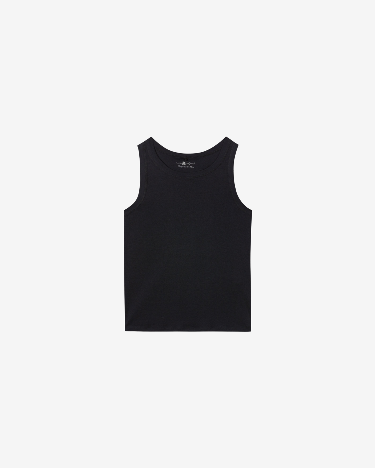 tanktop aus organic cotton Deep black