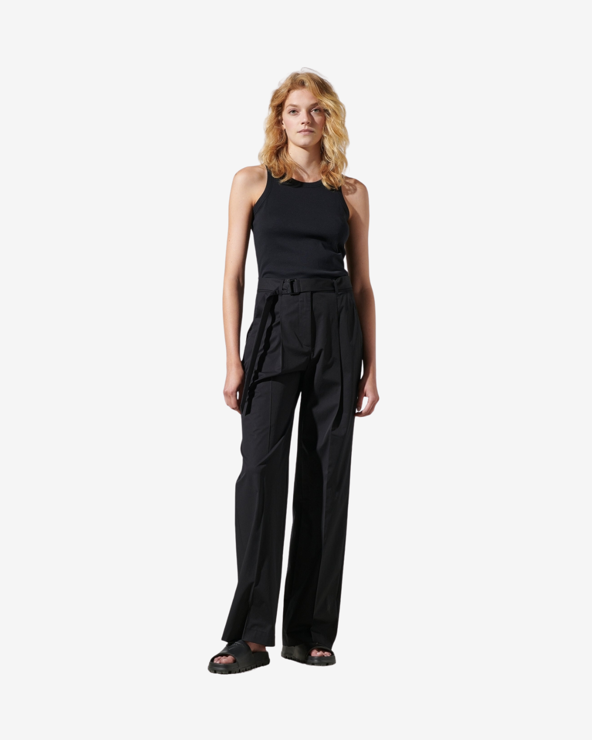 tanktop aus organic cotton Deep black