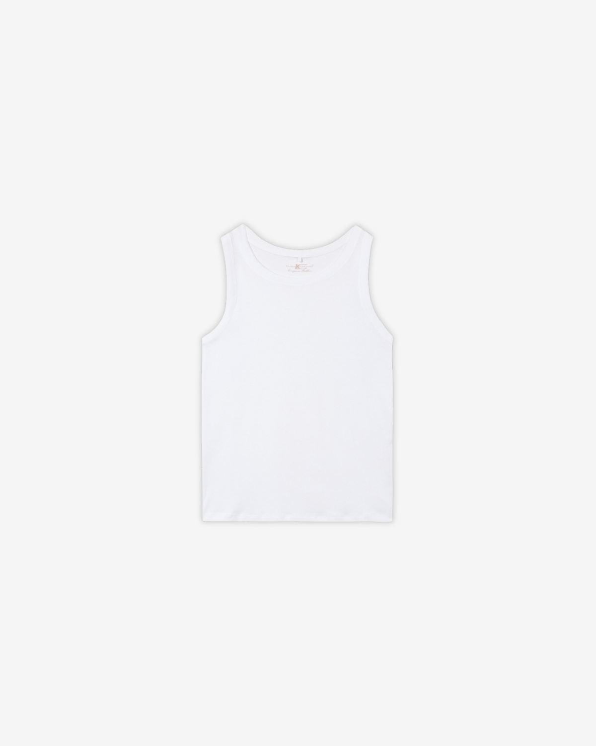 tanktop aus organic cotton bleached white