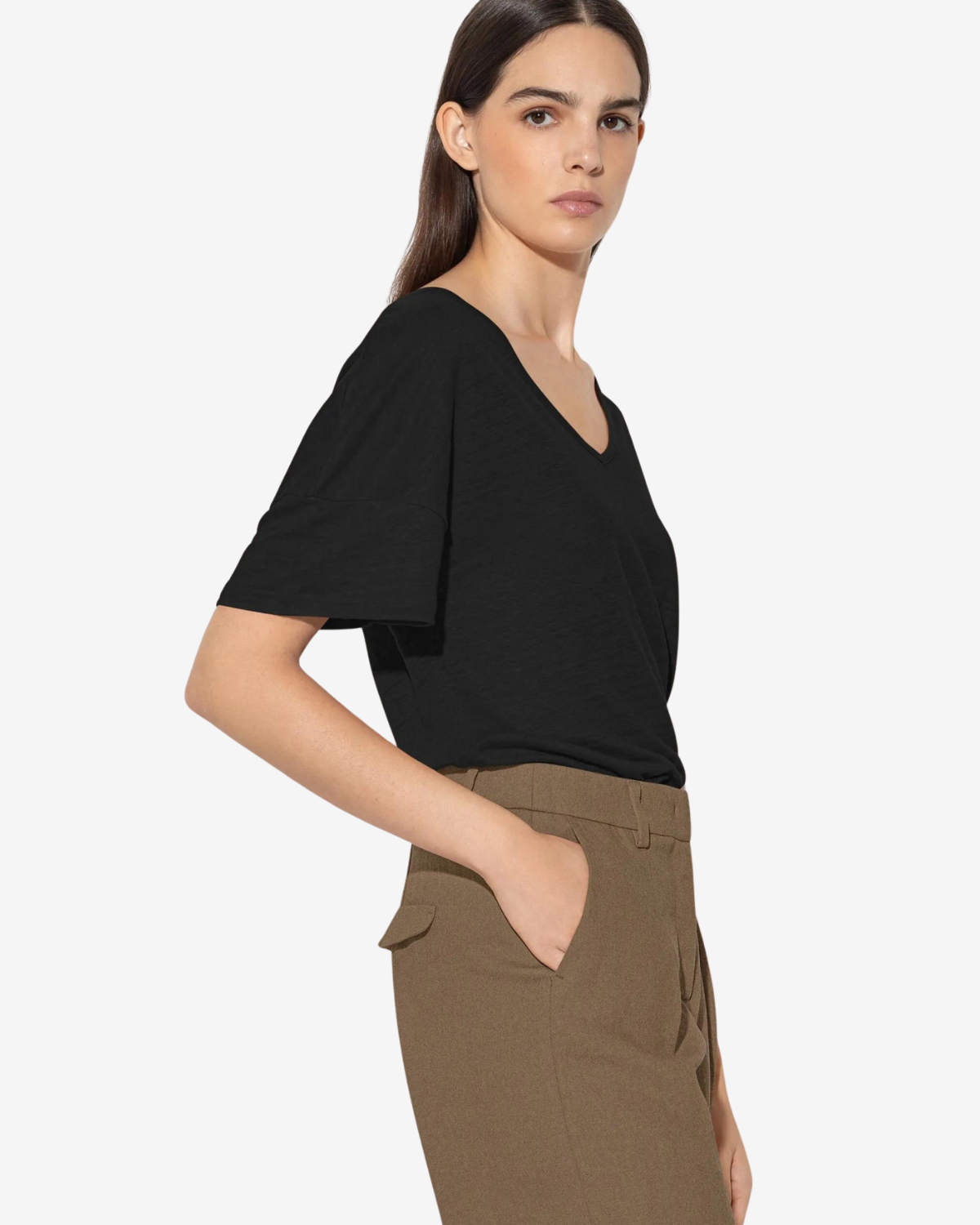 t-shirt Deep black