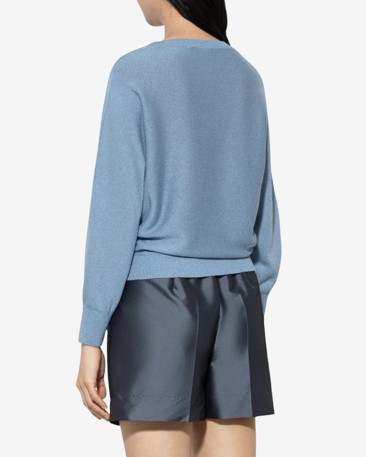 V-neck Pullover Smoky blue