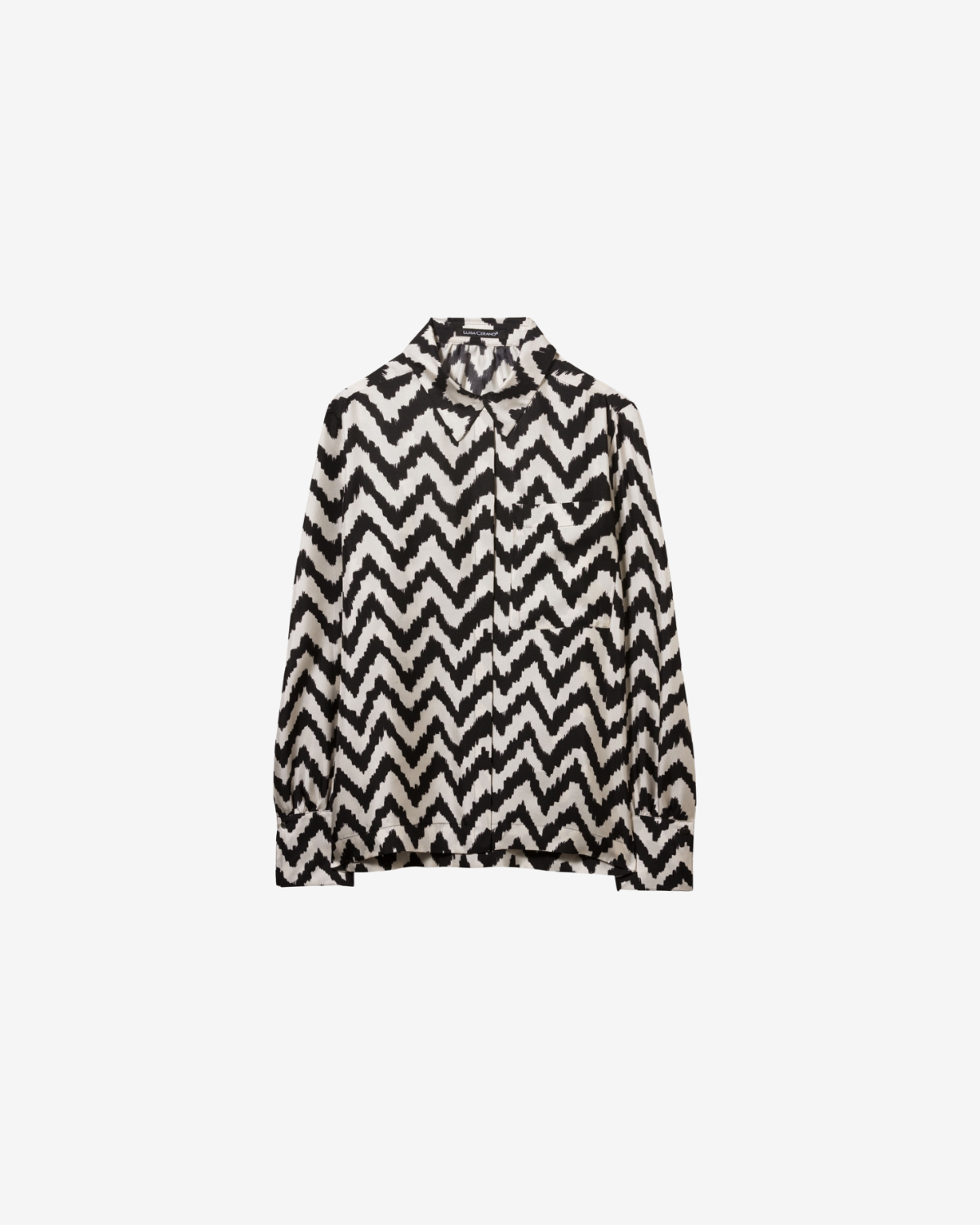 Blouse ivory black
