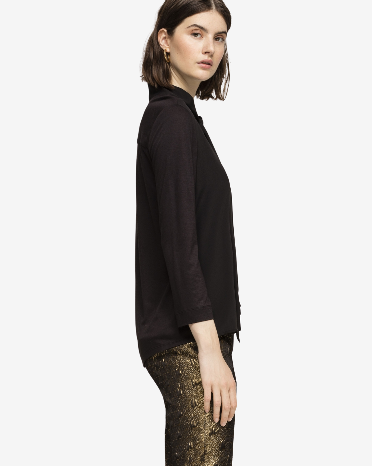 SWALLOW BLOUSE Charcoal