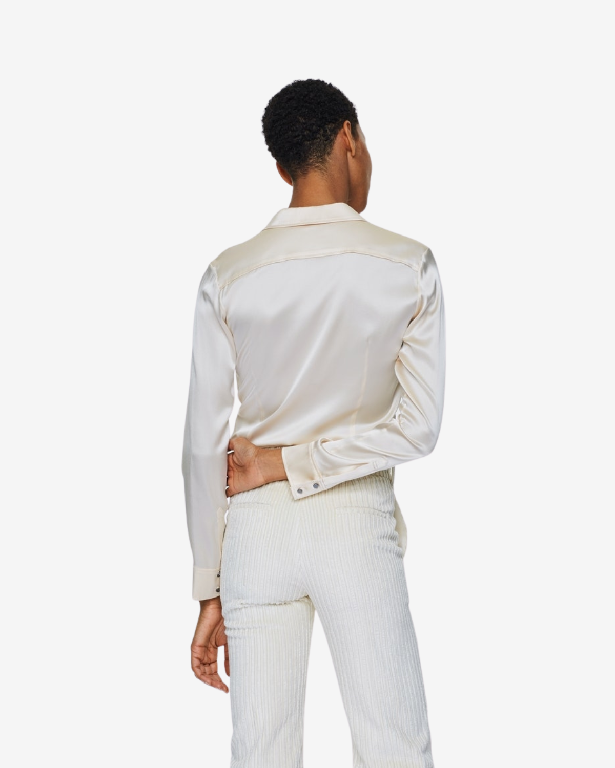 SHIMMERING SHINE blouse camellia white