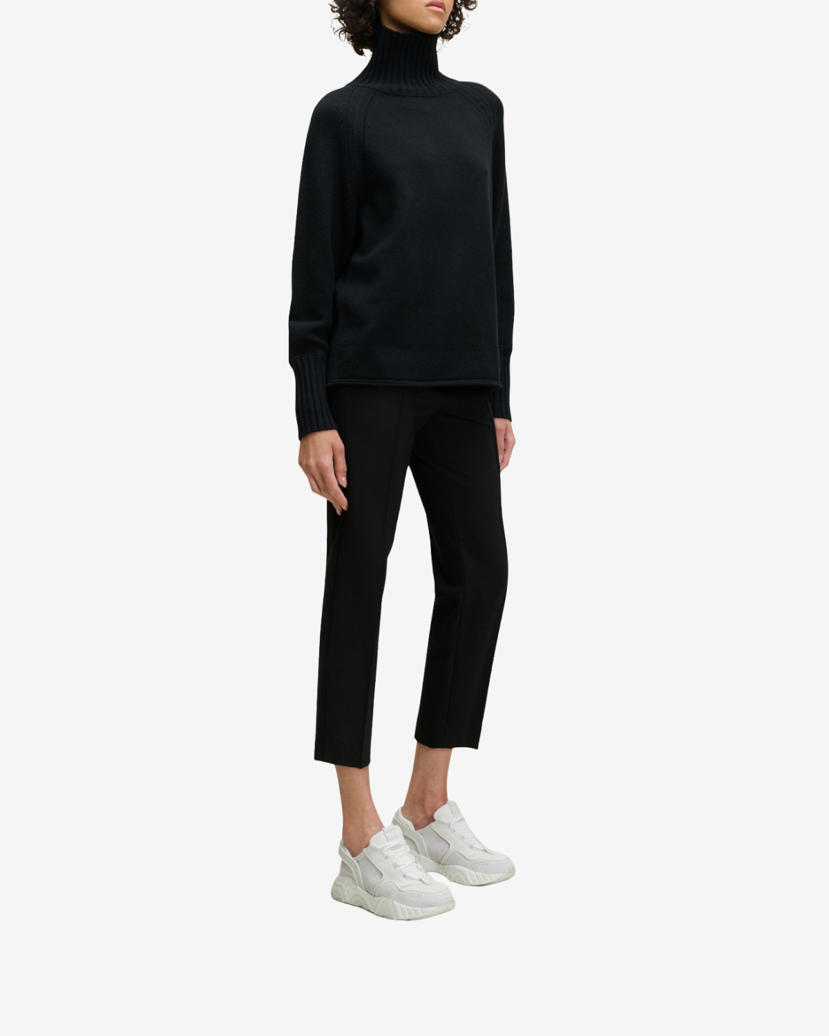 Bold volumes pullover Pure black