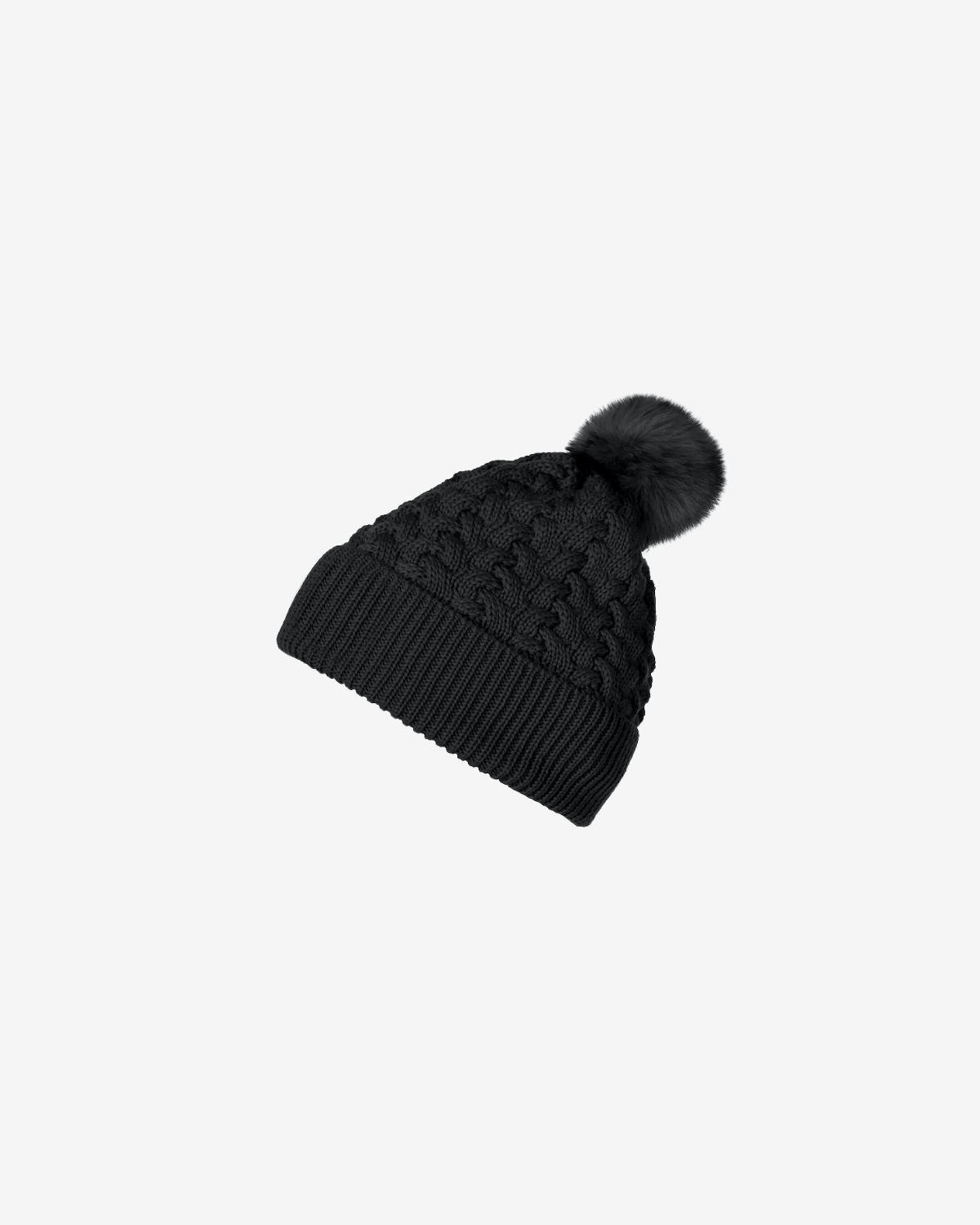 tricot hat black