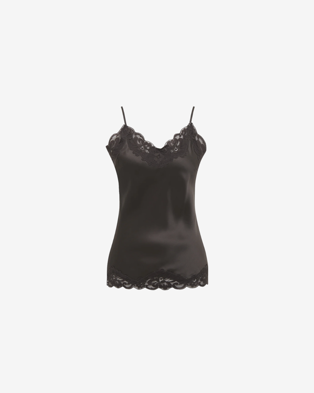 Floral lace Dark grey