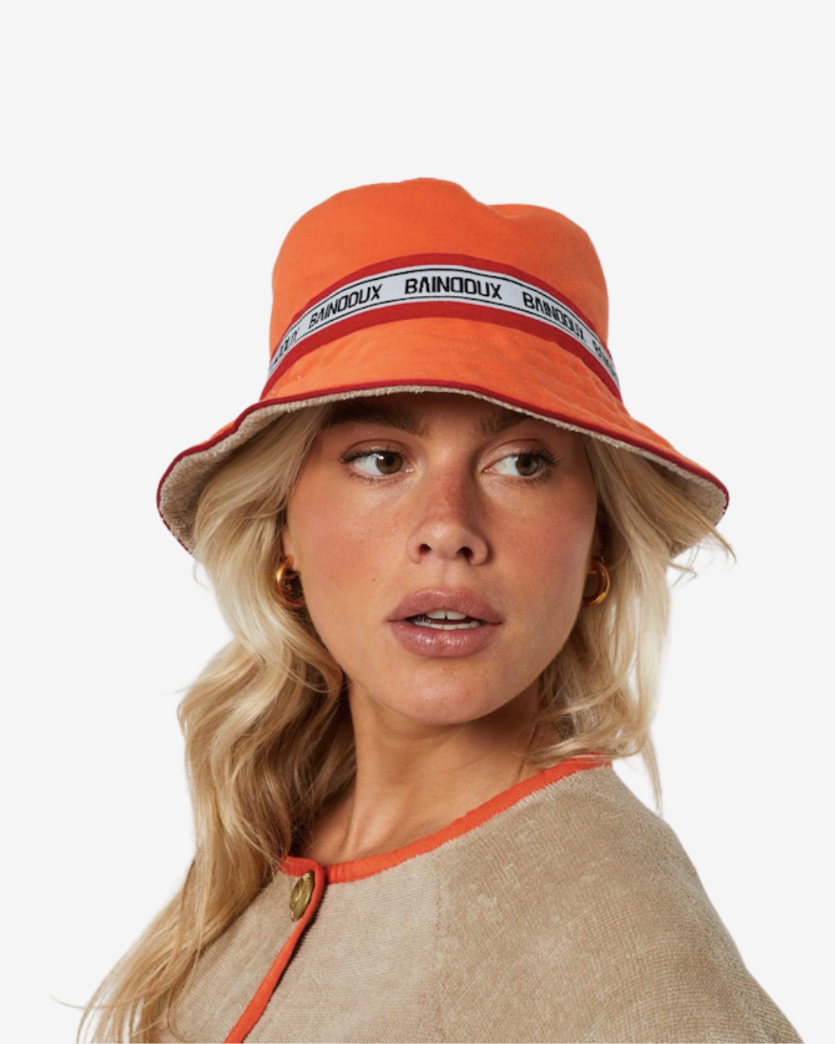 Bucket hat Sand/ Brick