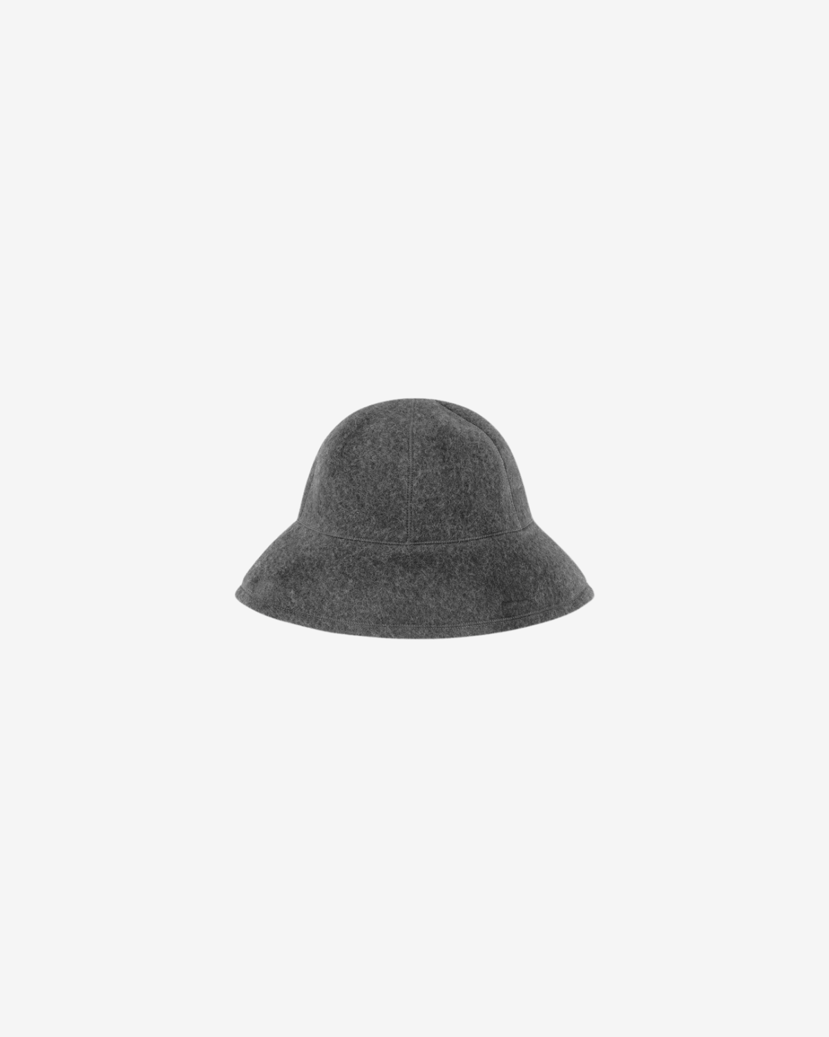 mushroom hat  Anthrasite melange