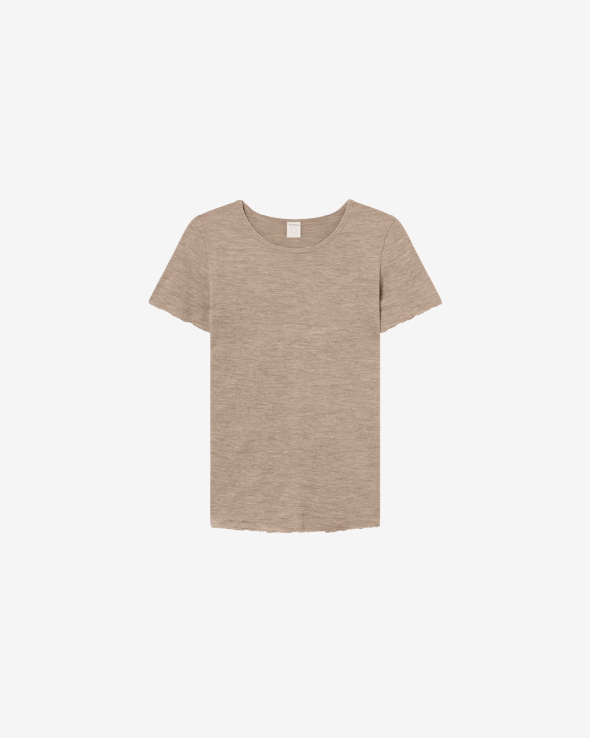 T-Shirt R-neck s/s Sand Melange